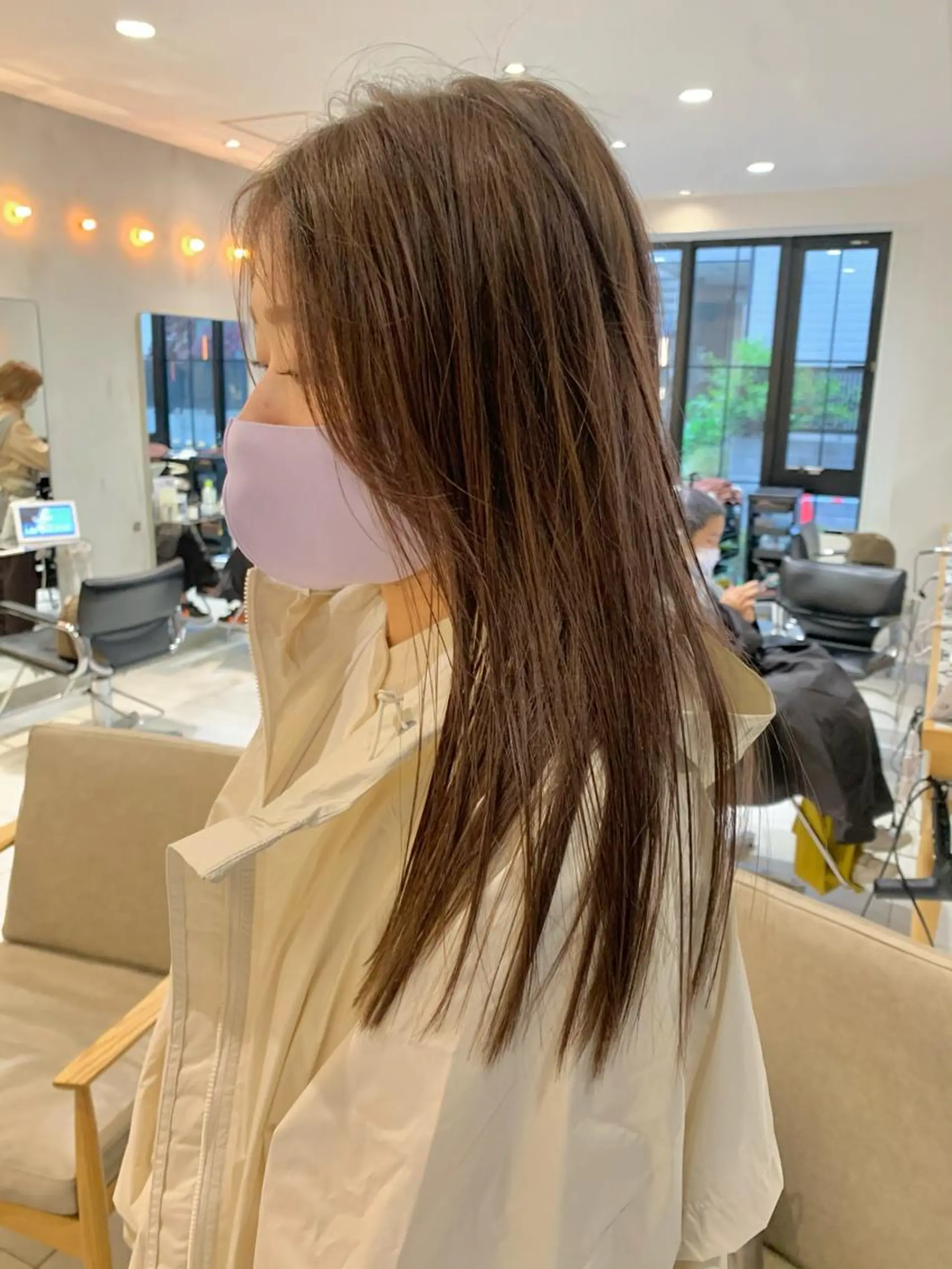 カラー ラベンダー/レイヤー カット🤎mamiのヘアスタイル