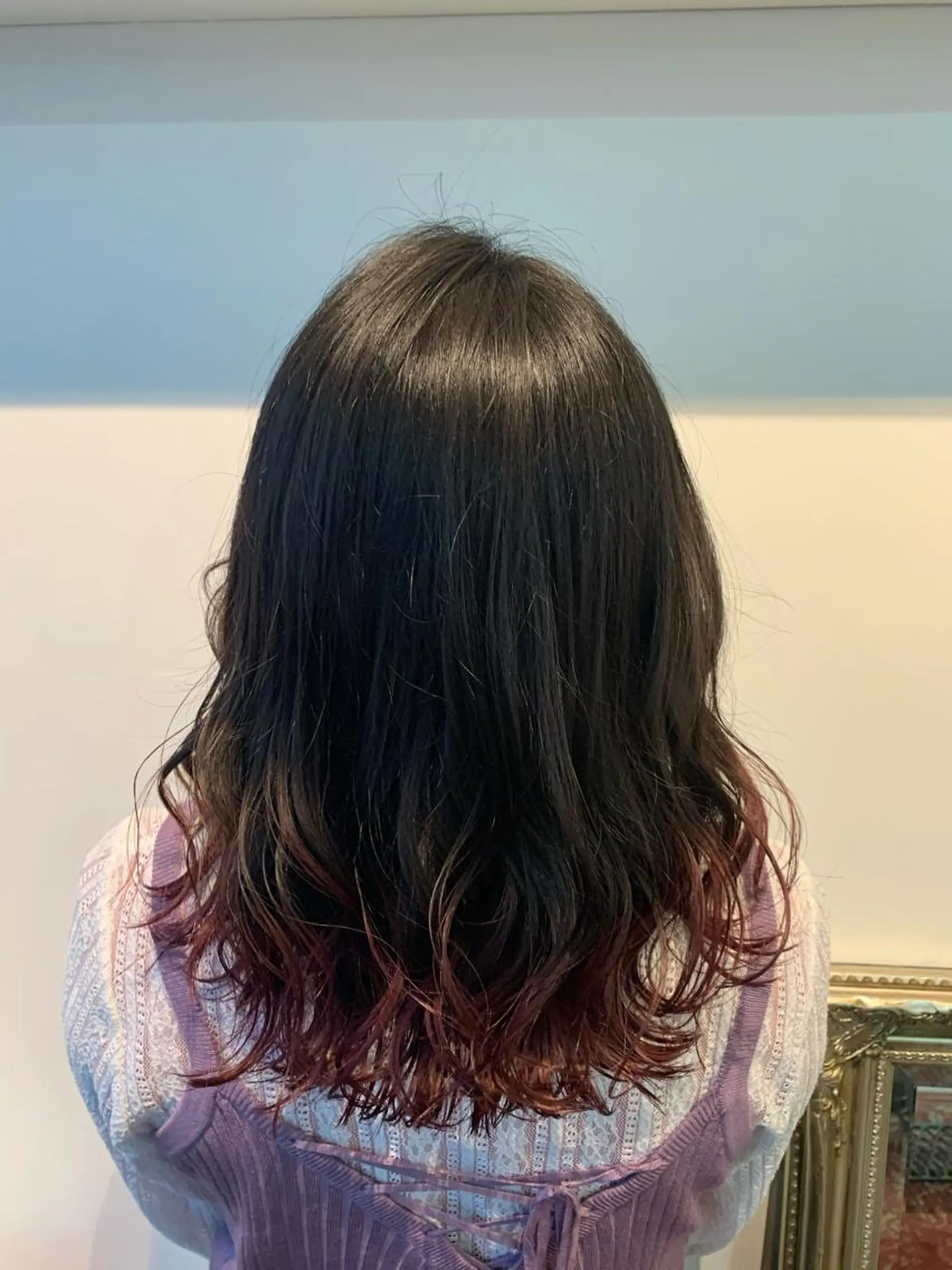 ロング ヘアカラー トリートメント ヘッドスパ ヘアセット 山口 竣也のヘアスタイル