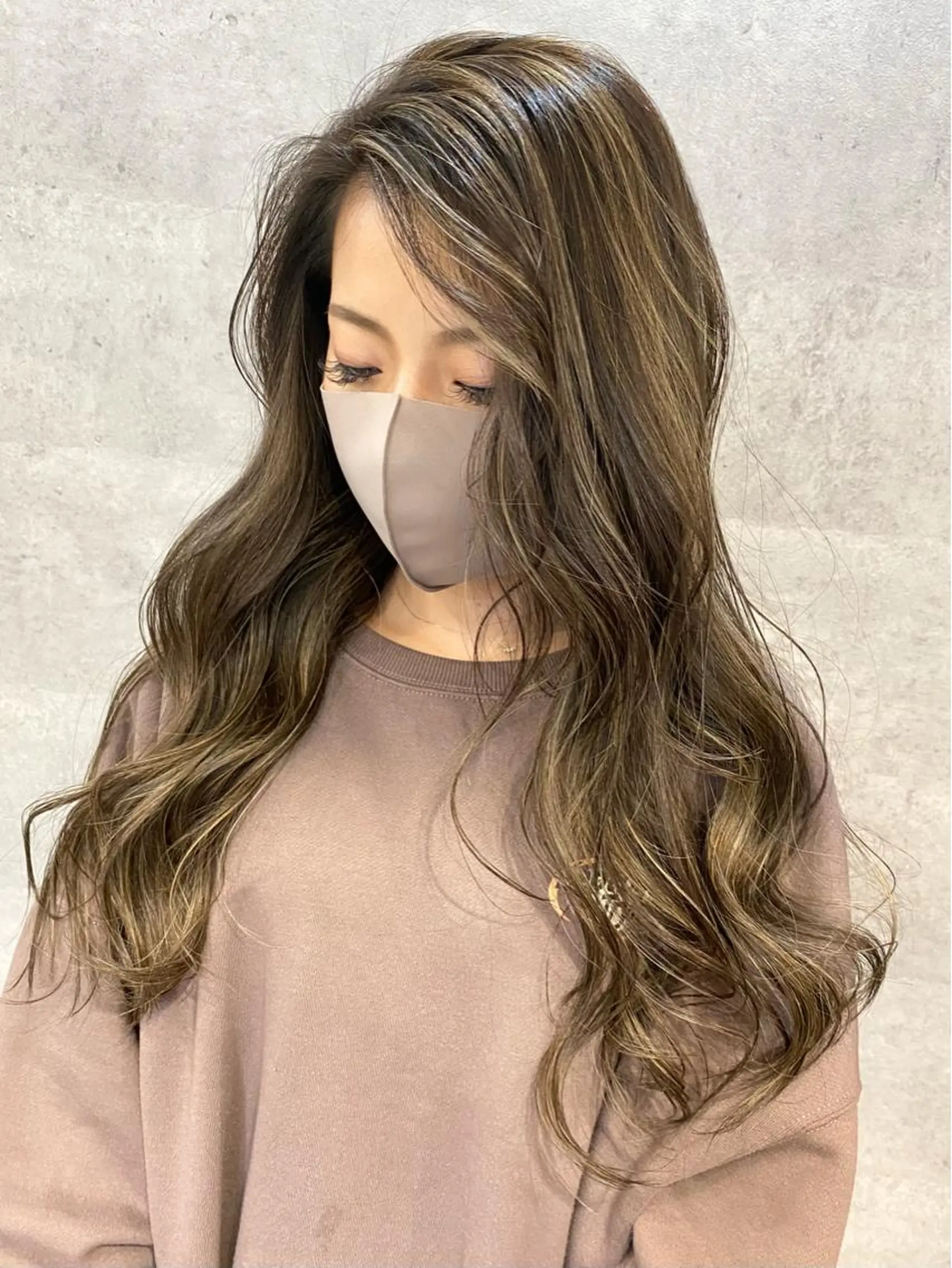 ロング ヘアカラー トリートメント Bear(ベア)所属・KYOKO 【Bear】のヘアスタイル