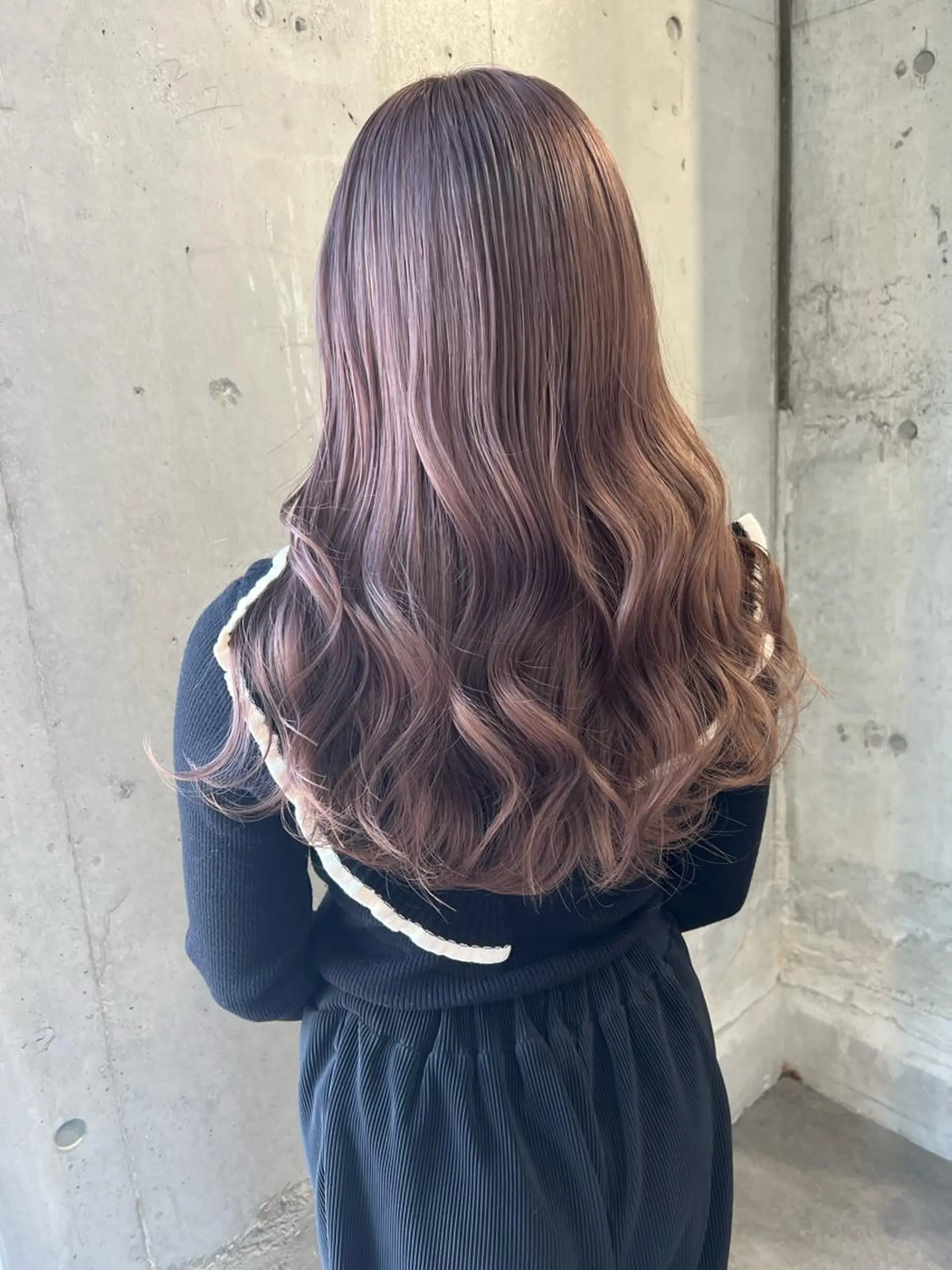 ロング カラー バレイヤージュ ブリーチ ケアブリーチ ハイライトカラー インナーカラー lani 天神大名/ブリーチのヘアスタイル