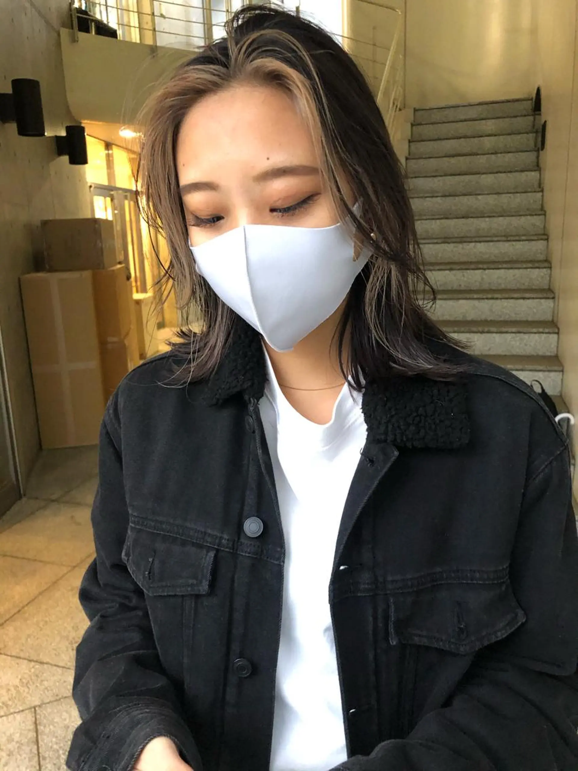 ミディアム カラー ミストバング フェイスフレーミング カット ヘアカラー トリートメント PALAN K-Beauty SHINJUKU所属・“ミニモ最高評価獲得 “代表"Kohei"のヘアスタイル