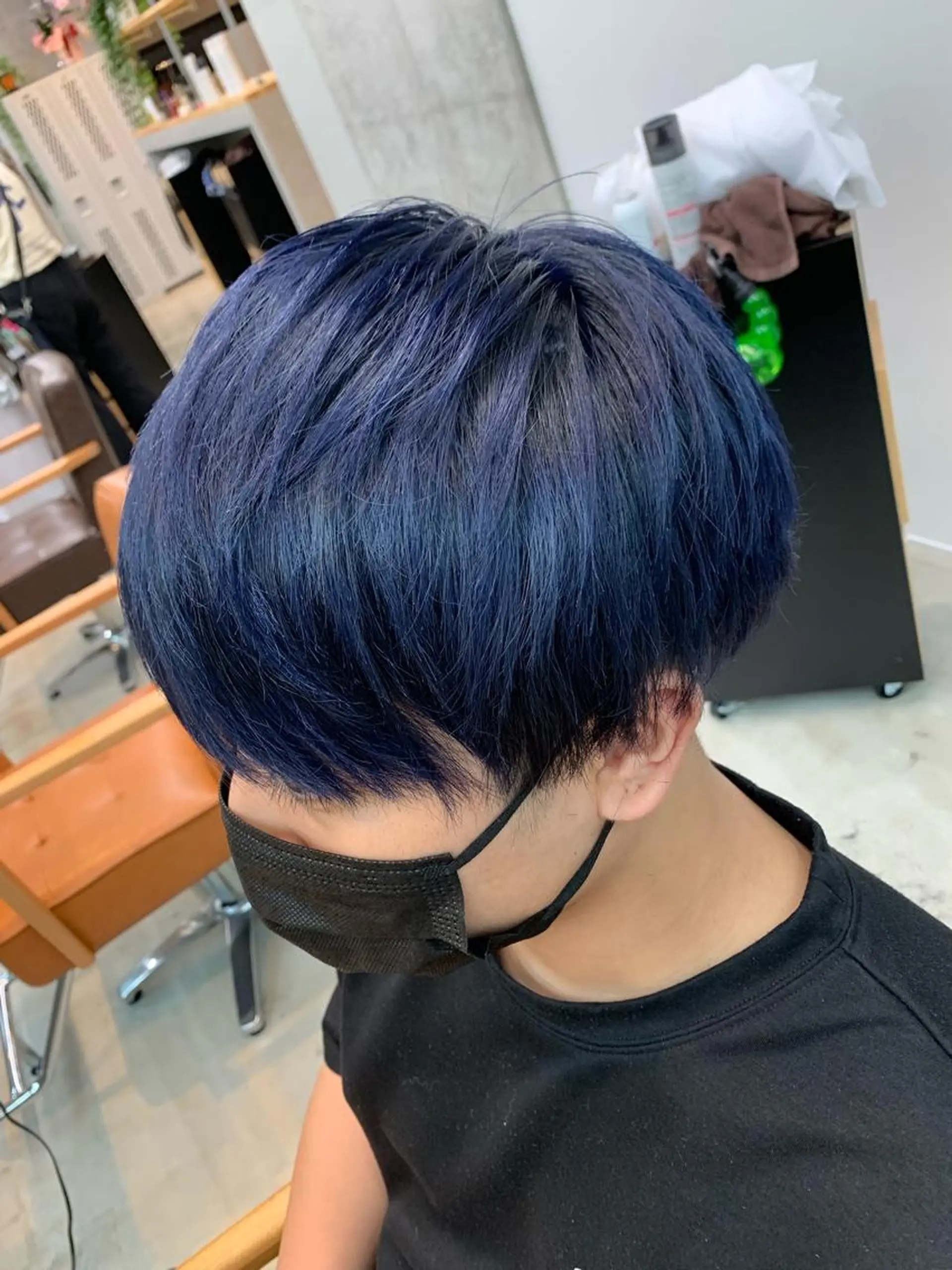 ショート カラー メンズ ヘアカラー トリートメント 天野 開のヘアスタイル