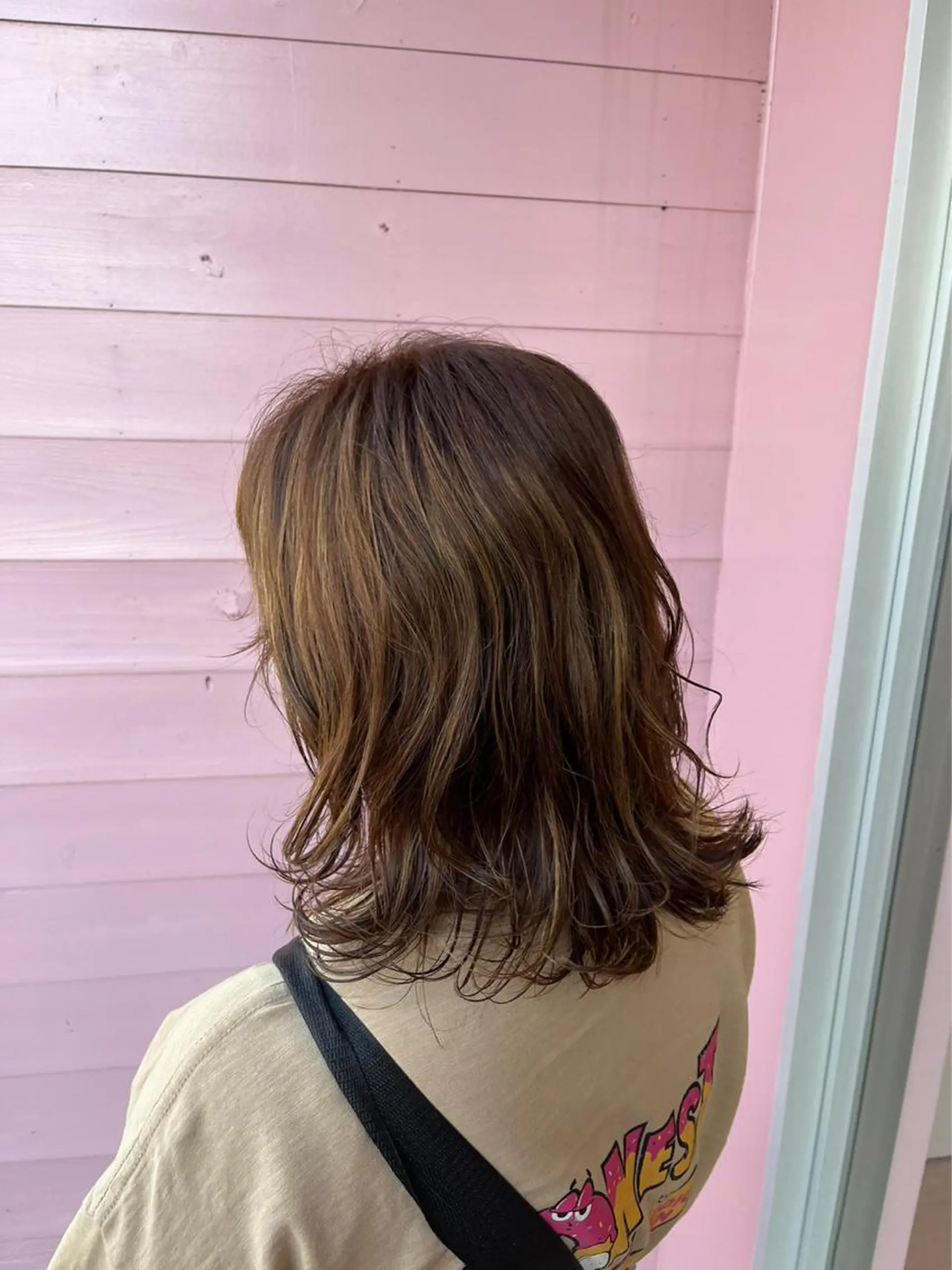 ミディアム カラー バレイヤージュ ブリーチ ケアブリーチ 透明感カラー デザインカラー 【史上最高】口コミ No.1/ナツキのヘアスタイル