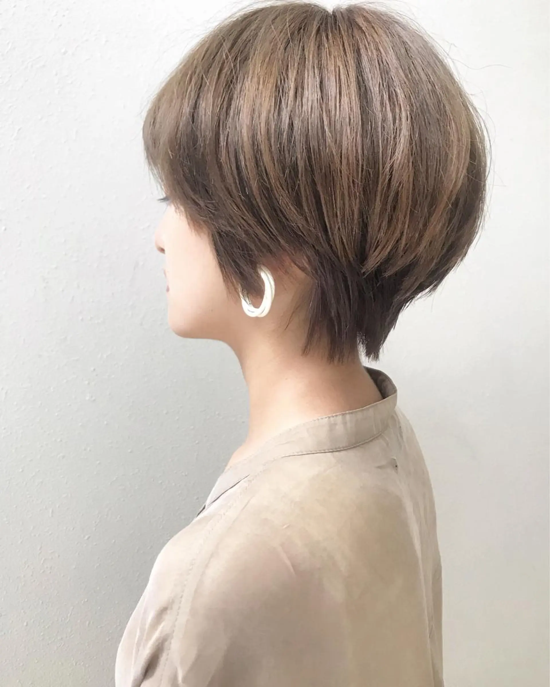 ショート カラー カット トリートメント 店長 ✂️ムラカミ キラリのヘアスタイル
