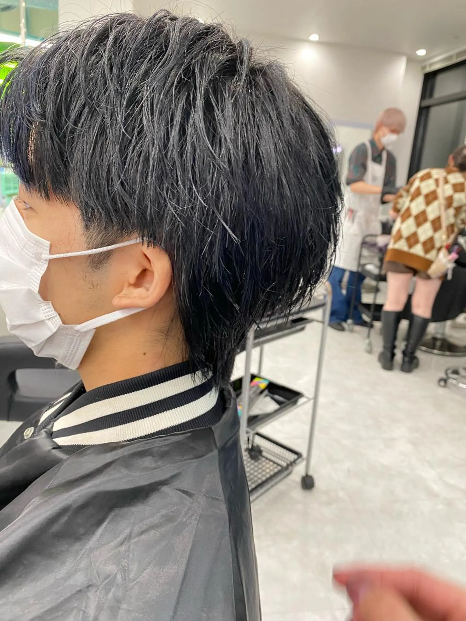 ショート カラー メンズ トリートメント ヘッドスパ ヘアセット 💖透け感ベージュ KOTA💖のヘアスタイル
