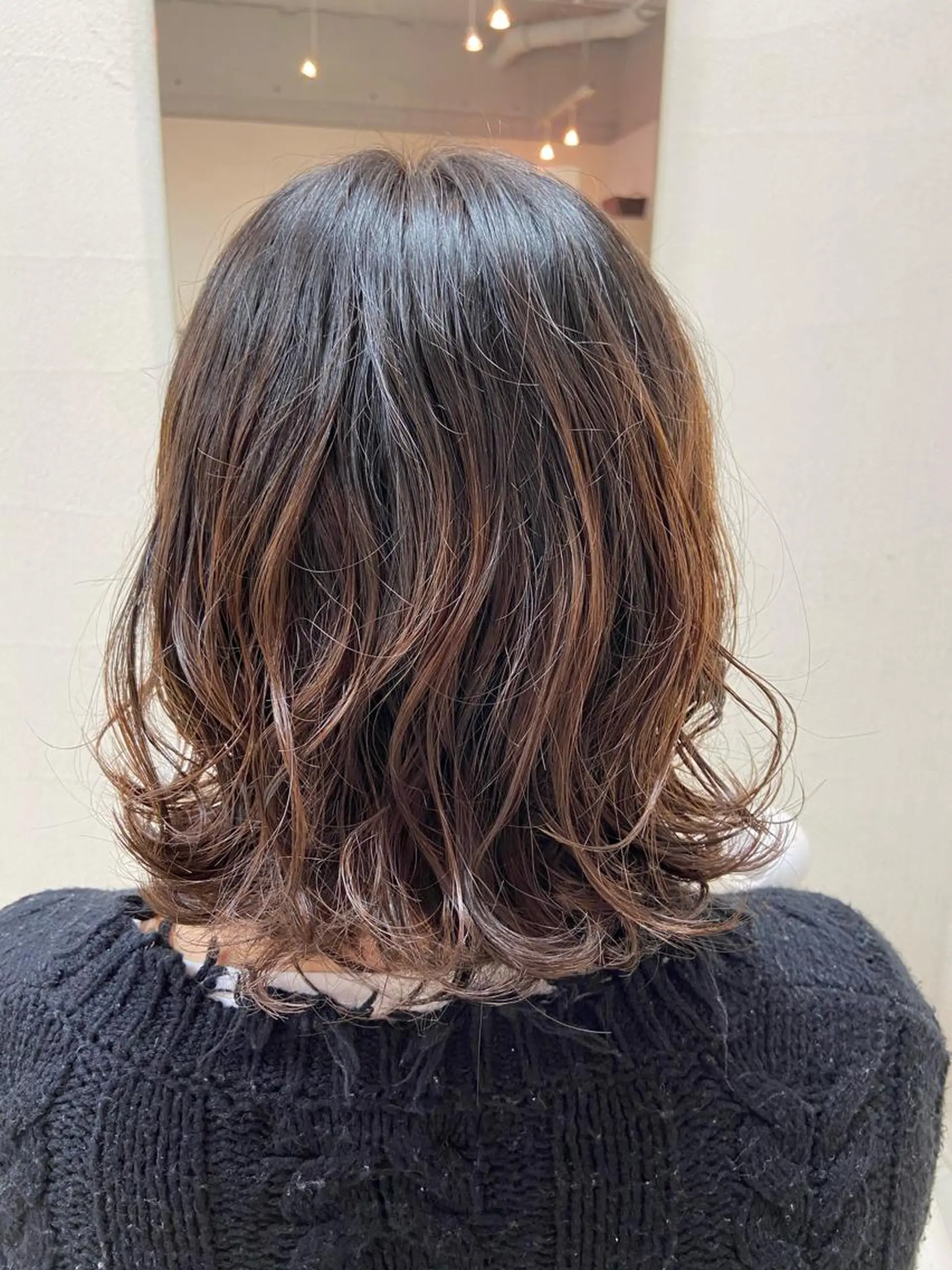 ミディアム パーマ ミディアムパーマ 菊地 美憂のヘアスタイル