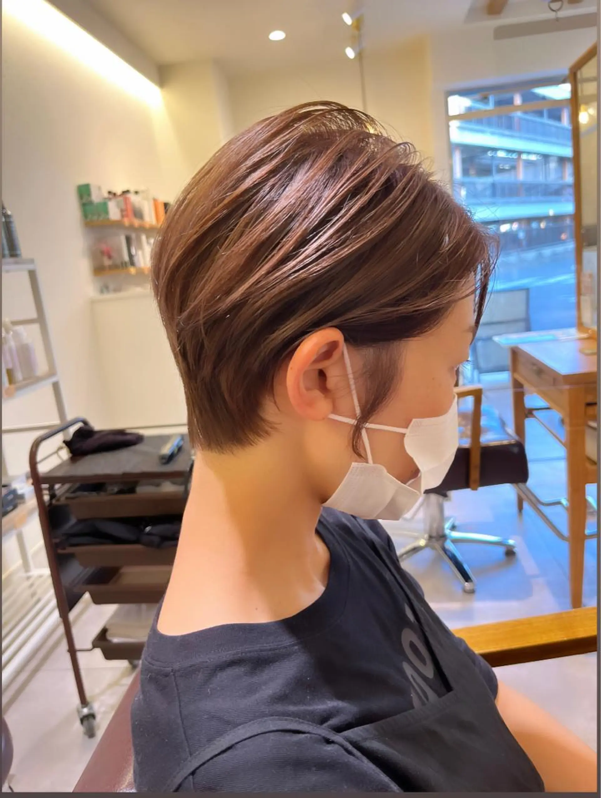 ショート カラー カット ヘアカラー トリートメント BLENDby happiness所属・KAORU/絹髪 /髪質改善/奈良のヘアスタイル