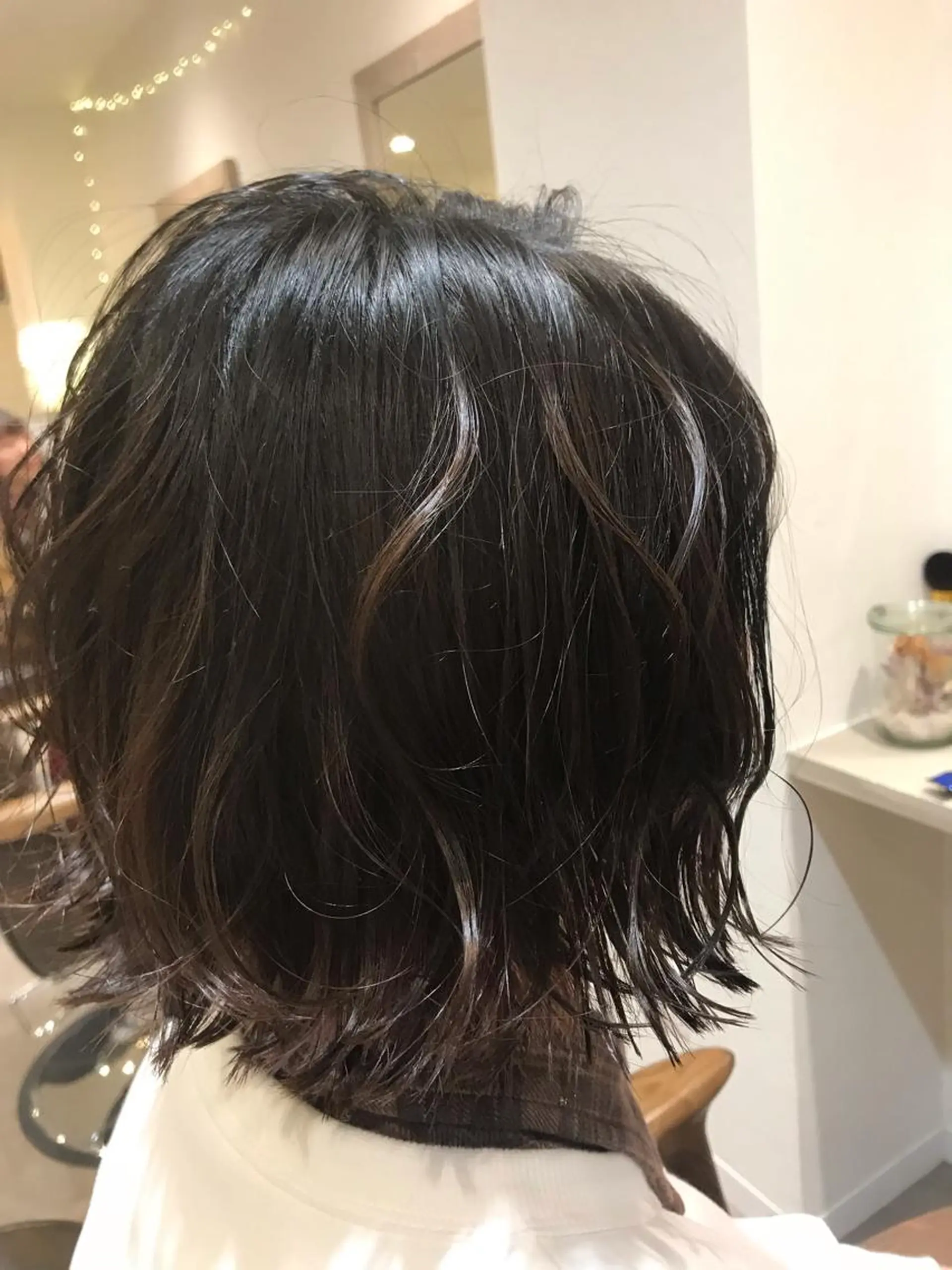 ショート 切りっぱなしボブ ボブ 外ハネヘア カット Lamp所属・ショート／透明感 カラー加治竜汰💡のヘアスタイル
