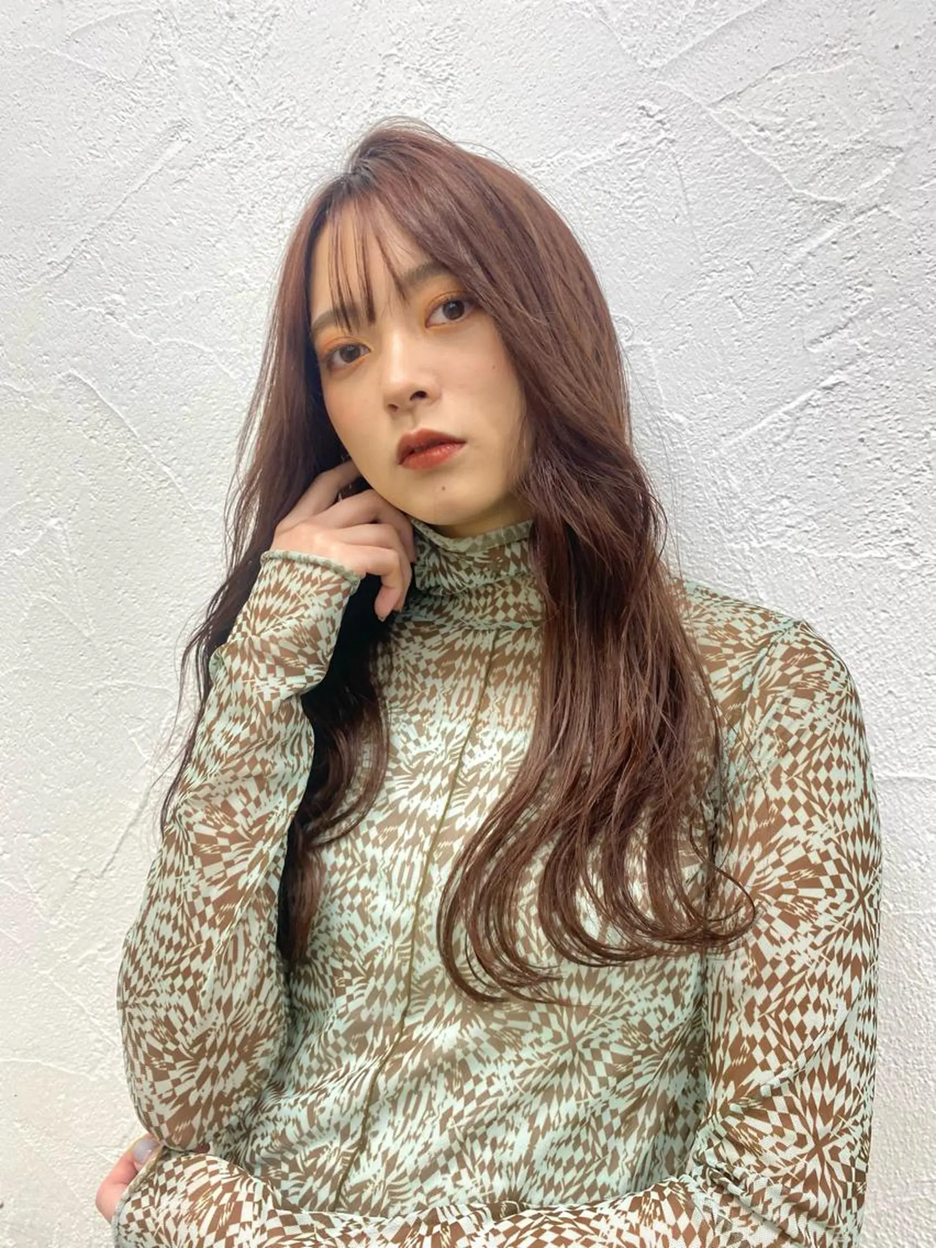 ロング カラー ヘアアレンジ カット ヘアカラー トリートメント ♡韓国風ヘア 🐈♡MIHOのヘアスタイル