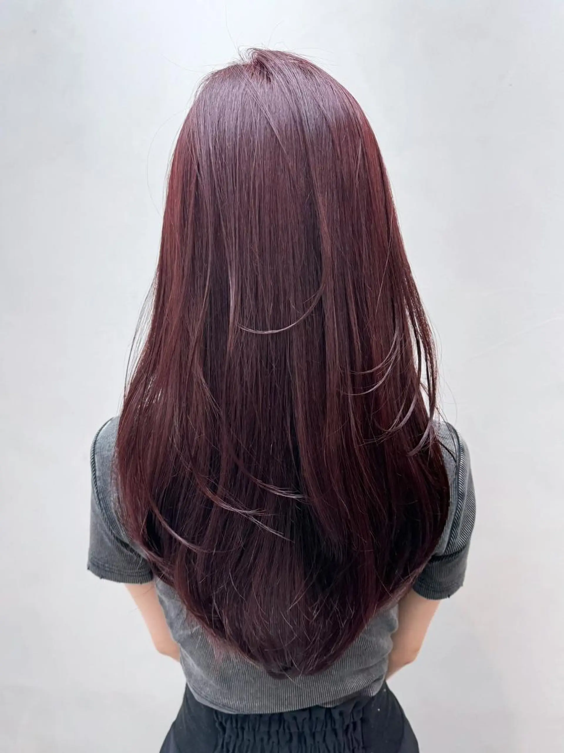 カラー セミロング レイヤーカット カット ヘアカラー トリートメント ITby ALBUM 北千住店のヘアスタイル