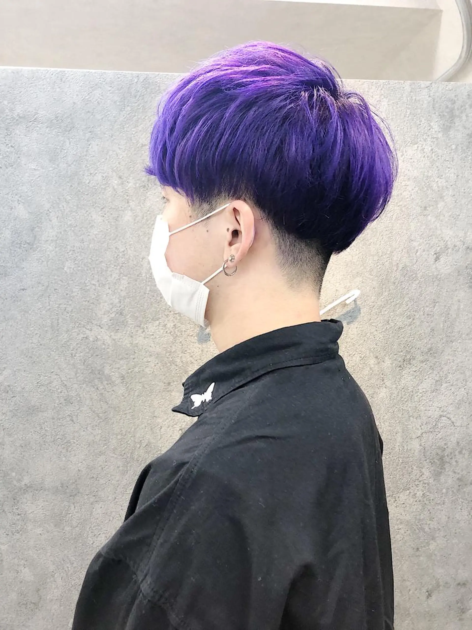 ショート カット ヘアカラー トリートメント 所渉/韓国レイヤー /ウルフカットのヘアスタイル