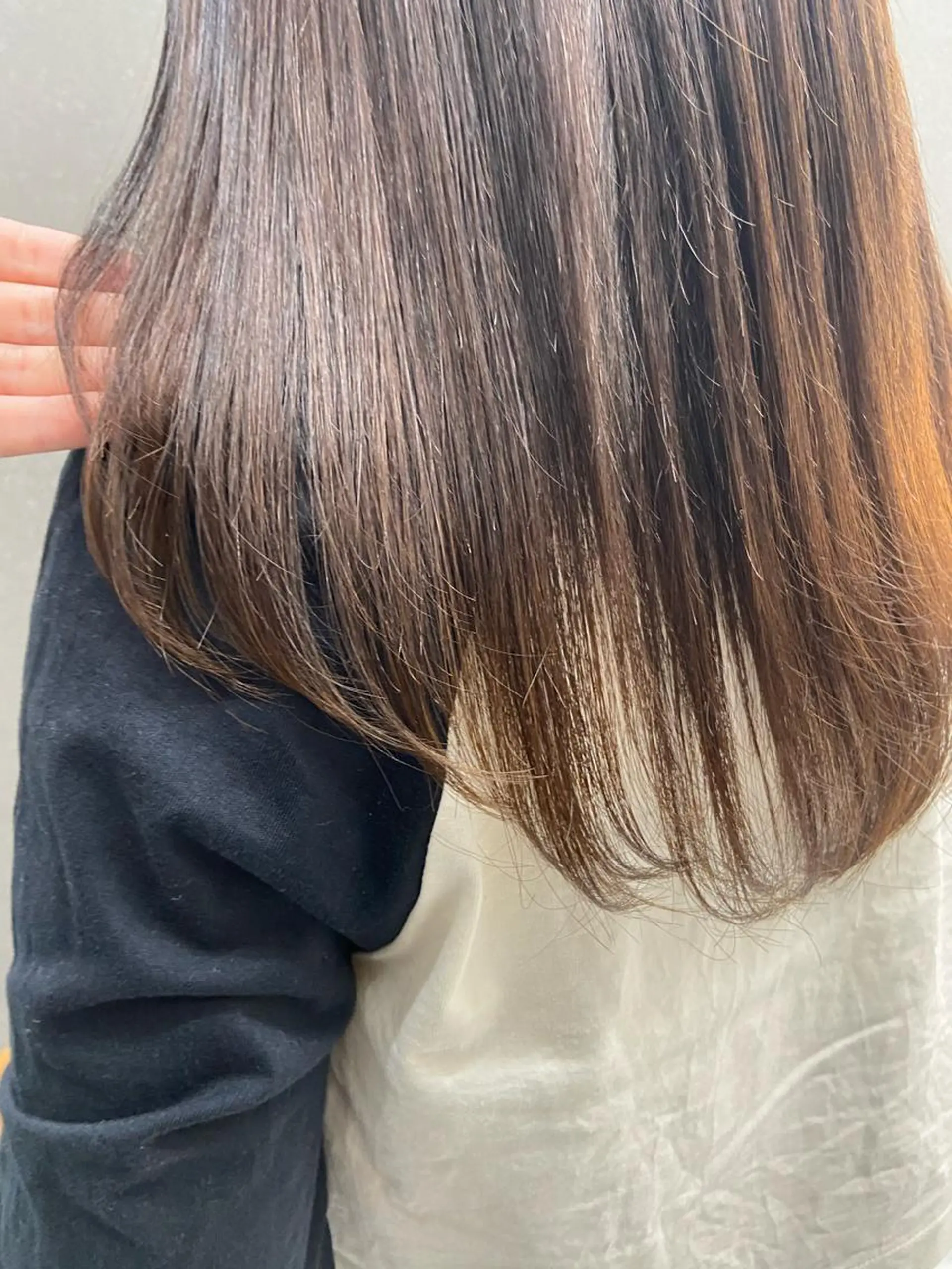ロング トリートメント 縮毛矯正 淺谷 美紀のヘアスタイル
