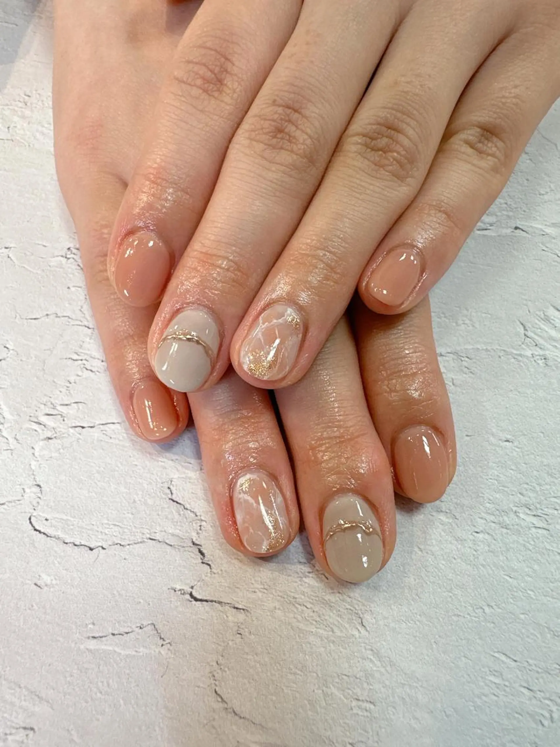 ネイル ニュアンスネイル ハンドネイル nailist SATO【銀座】のネイルデザイン