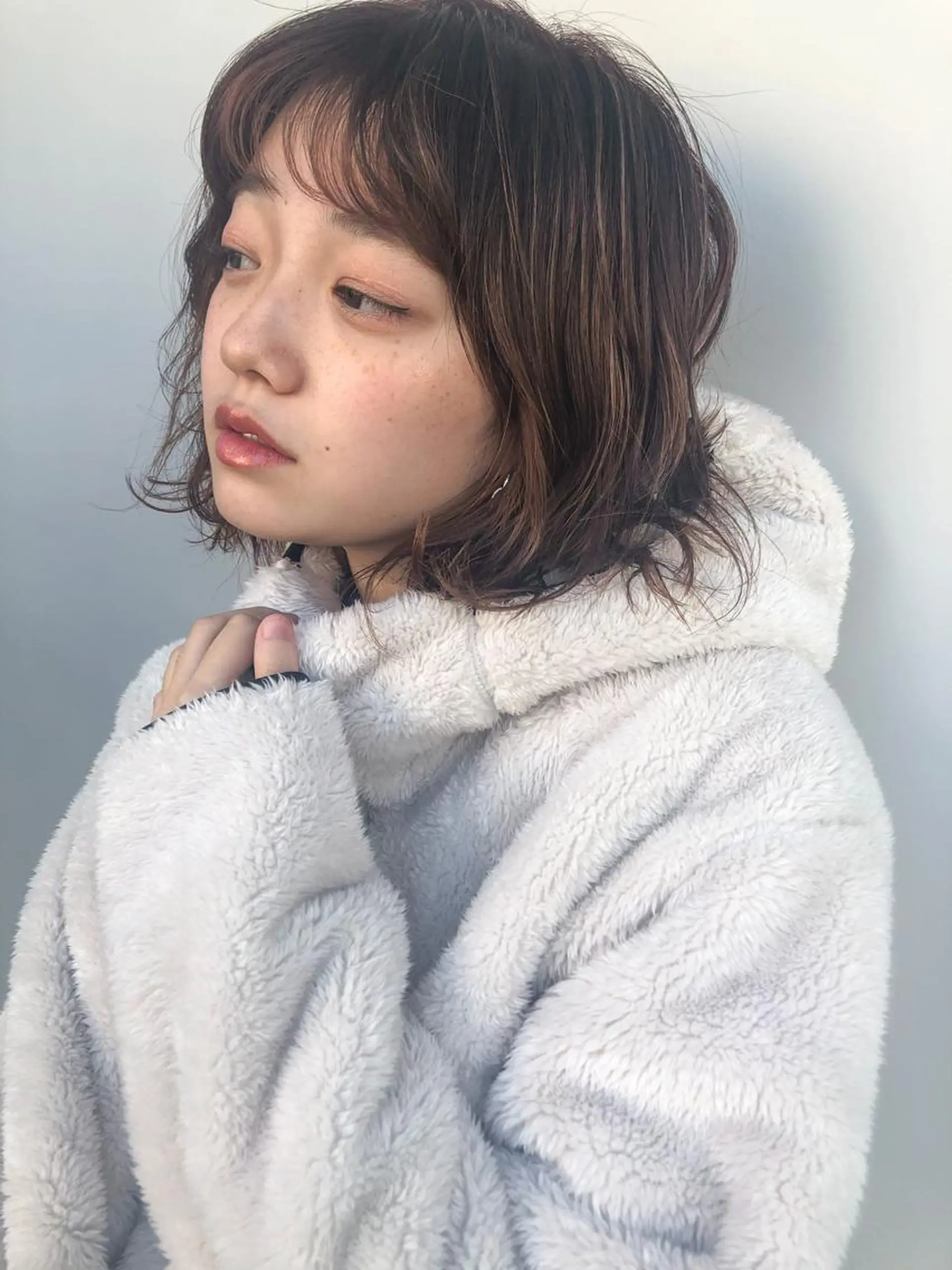 ミディアム カット ヘアカラー StellA所属・アートディレクター ワダヒサノリのヘアスタイル