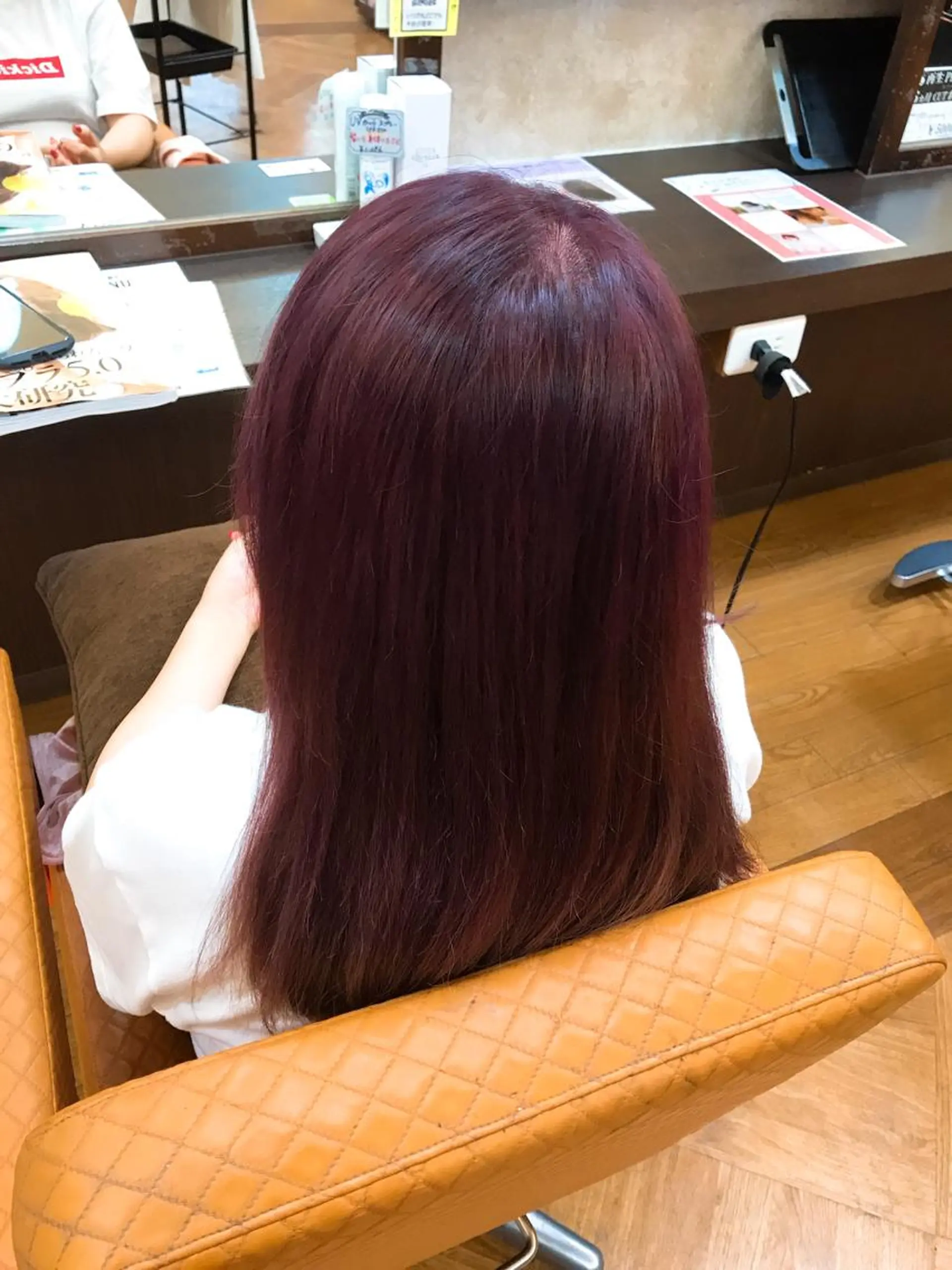セミロング カラー WEST✂︎前田 明宏✂︎大和高田のヘアスタイル
