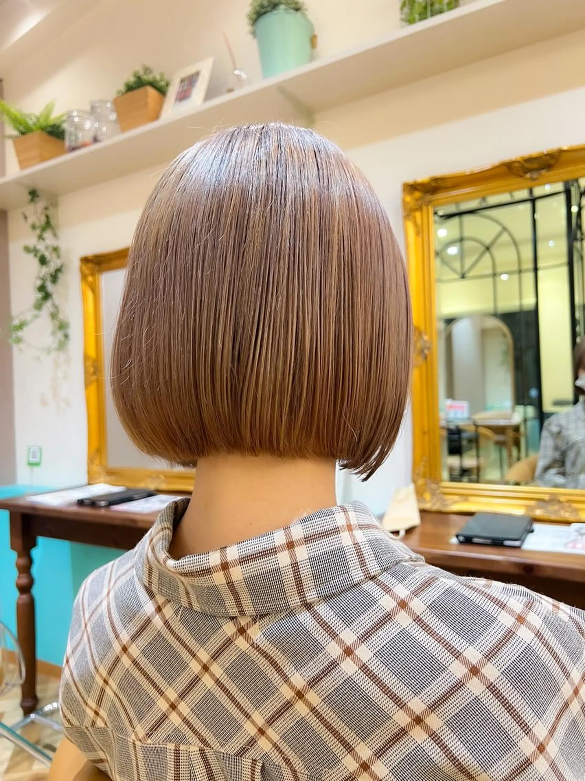 ミディアム カラー カット ヘアカラー トリートメント 🇰🇷韓国レイヤー 錦糸町【北山謙三】のヘアスタイル