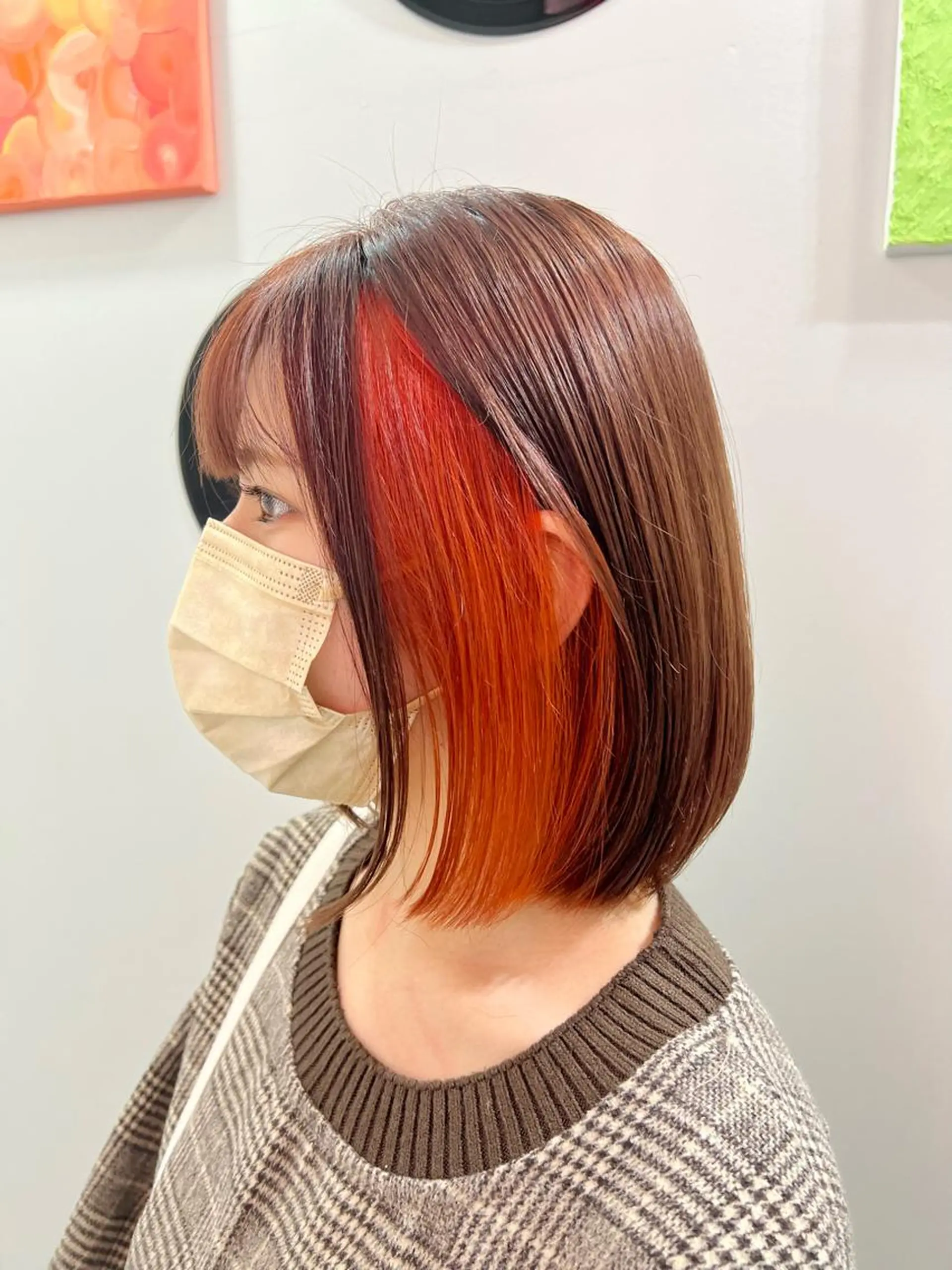 ミディアム カット ヘアカラー トリートメント ✨艶髪職人 しょうたろう✨のヘアスタイル