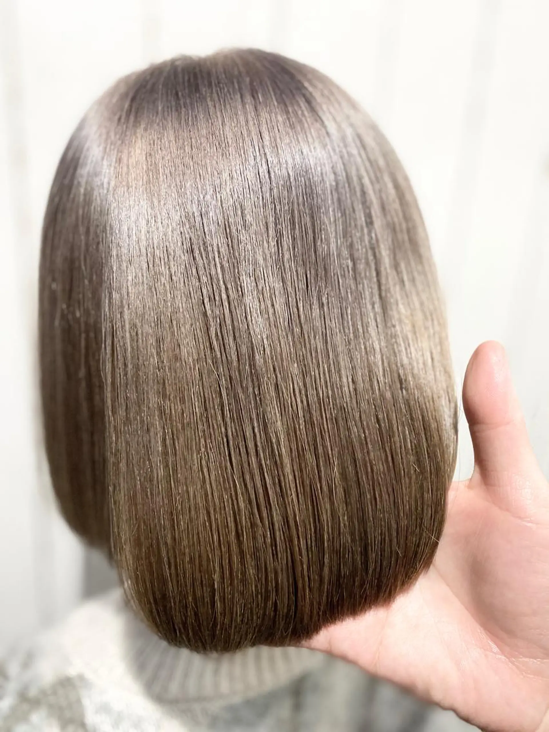 セミロング カラー パーマ ヘアアレンジ アッシュ バレイヤージュ ベージュカラー ブリーチ 透明感カラー RecheRche【池袋】所属・👑指名率No.1 👑坂口飛翔のヘアスタイル