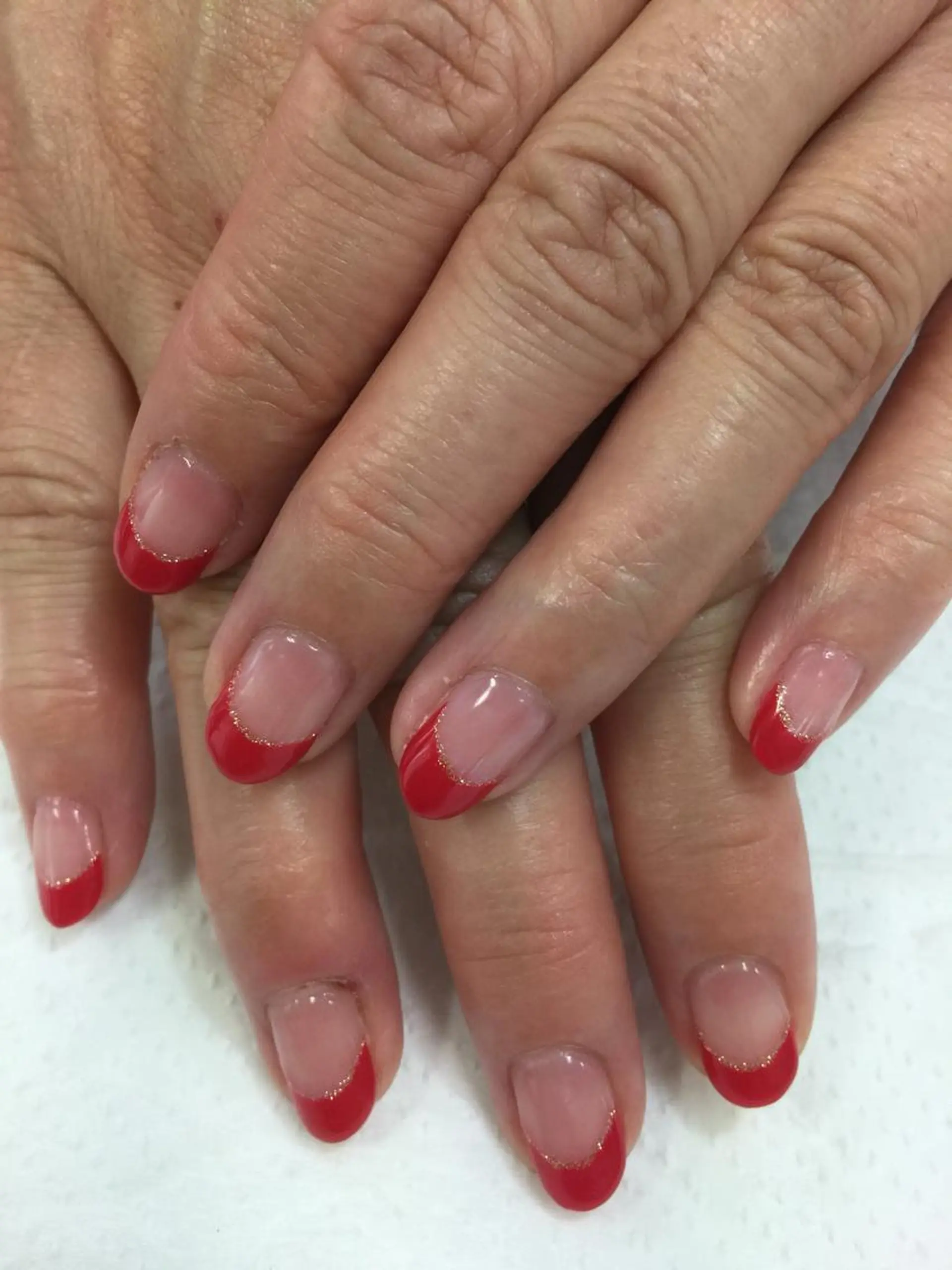 ネイル クリアネイル フレンチネイル Sakura NaiLのネイルデザイン