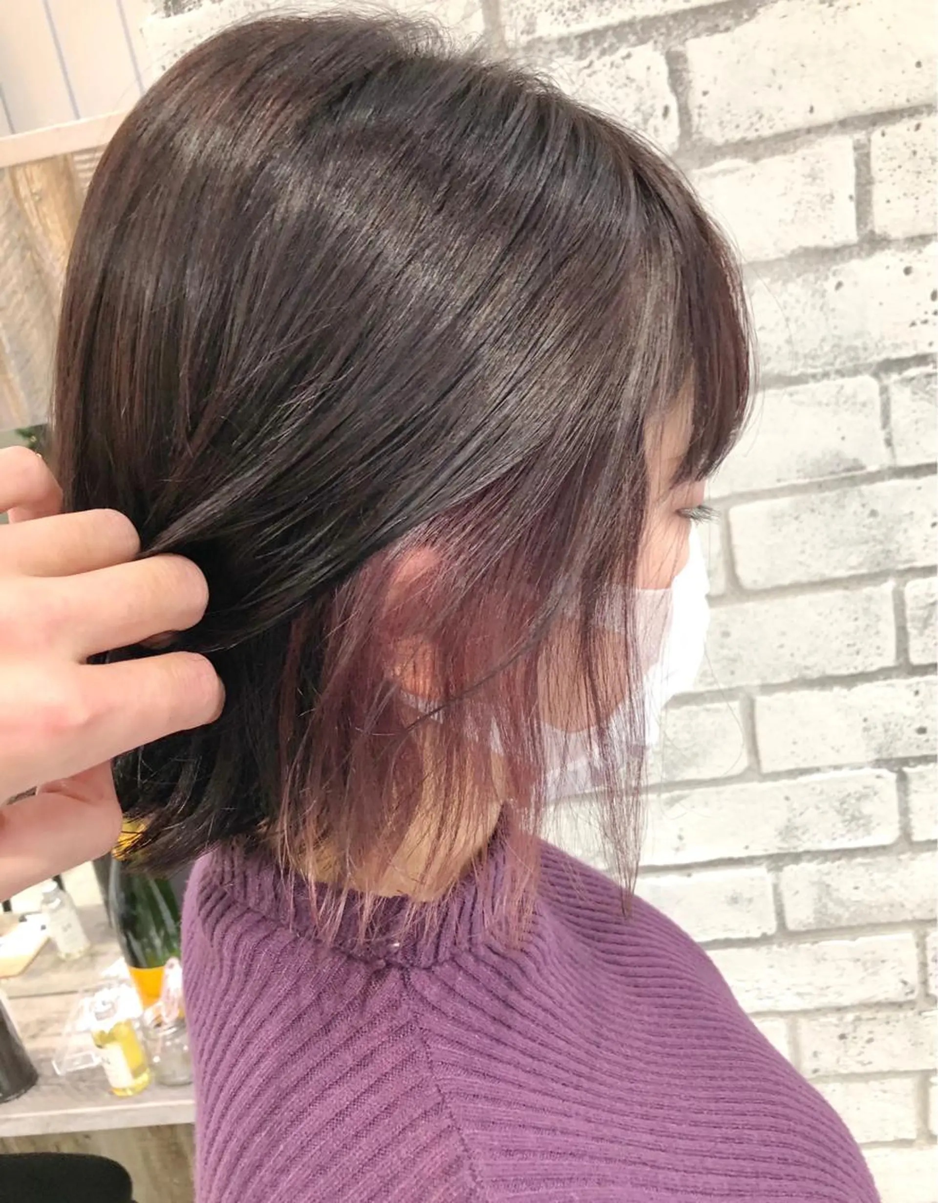 セミロング 🌈透明感カラー 韓 国ヘアこうたろうのヘアスタイル