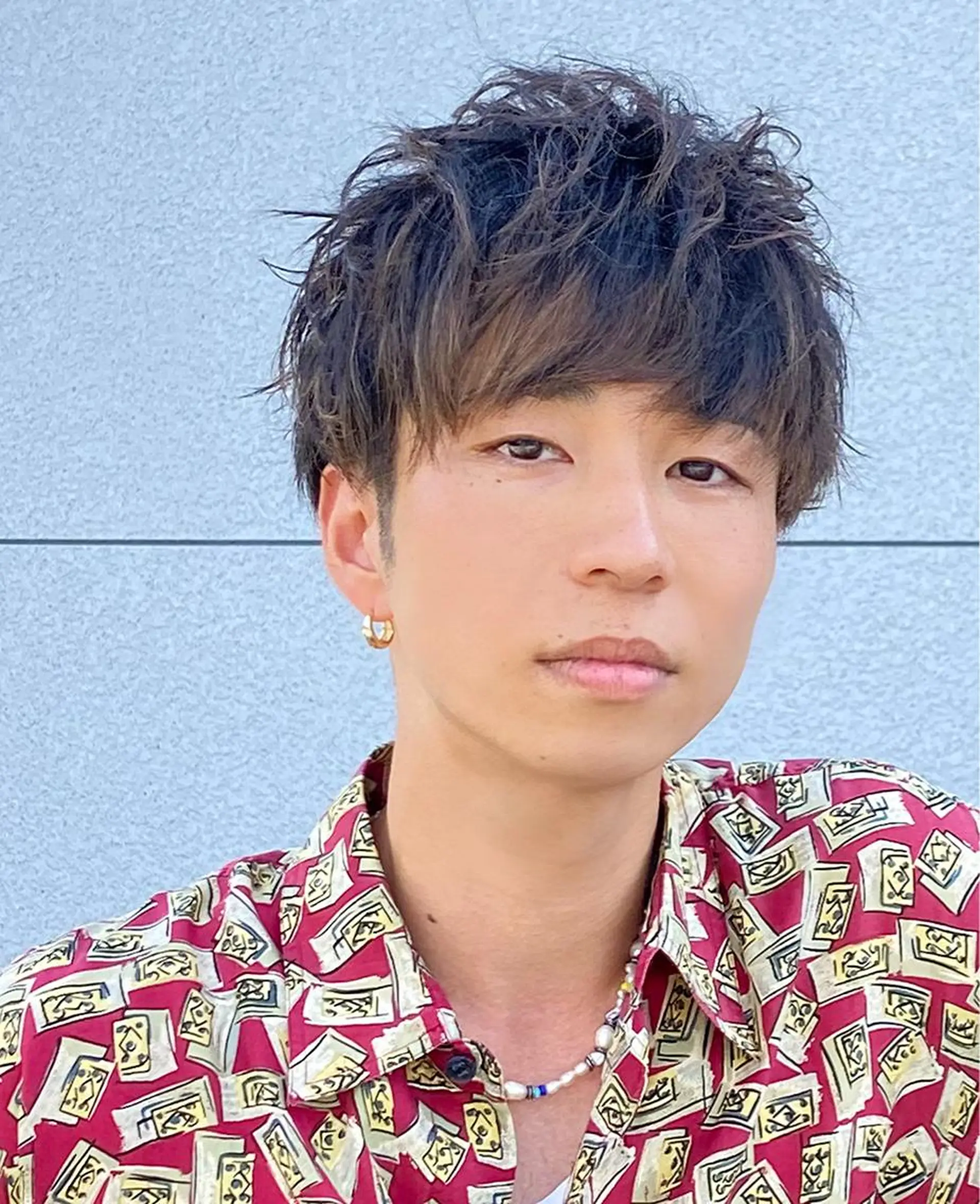ショート カラー パーマ メンズ MENS  FEEL南森町所属・佐藤 達郎のヘアスタイル
