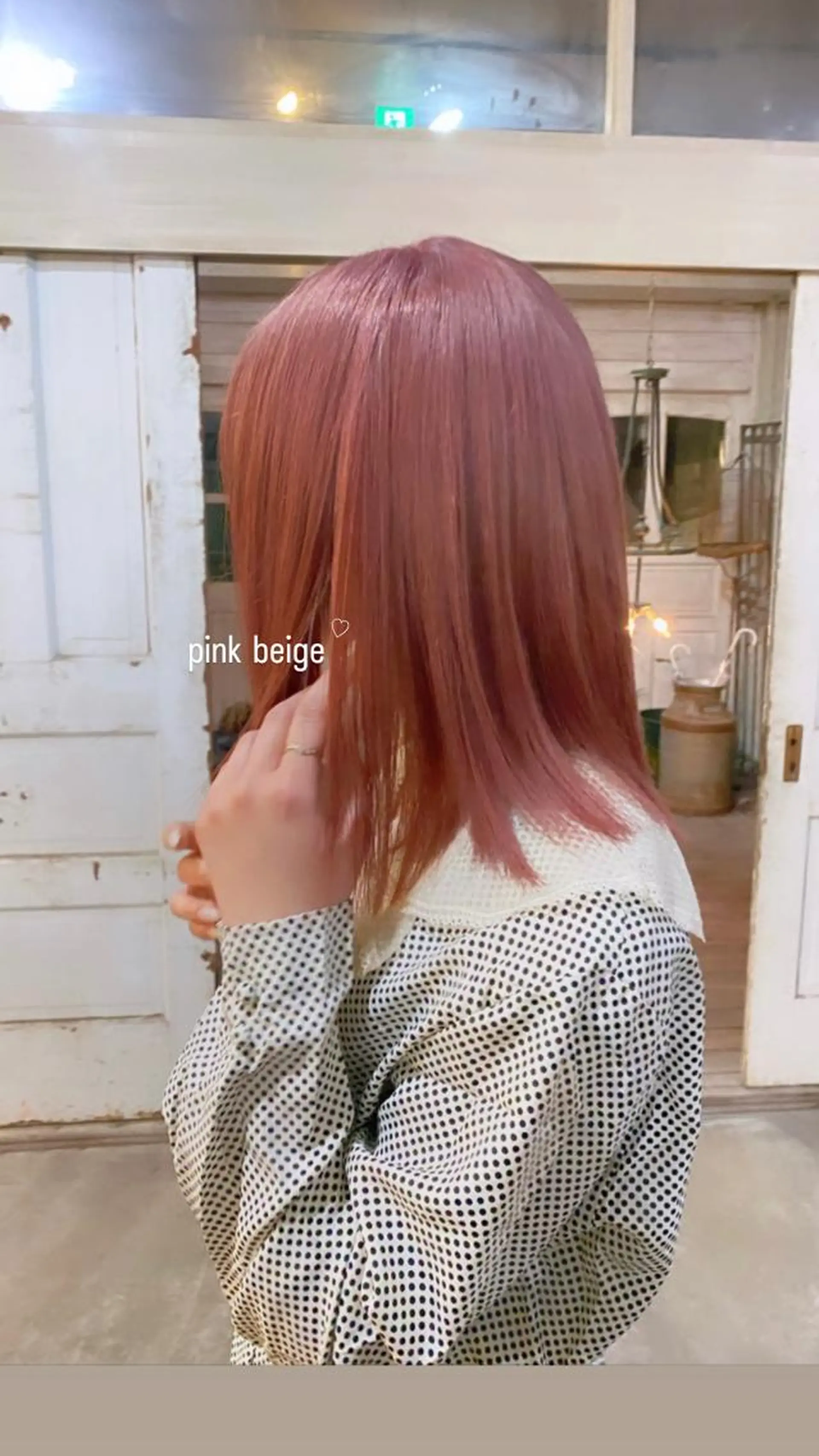 セミロング カラー 心斎橋美容室 Junのヘアスタイル