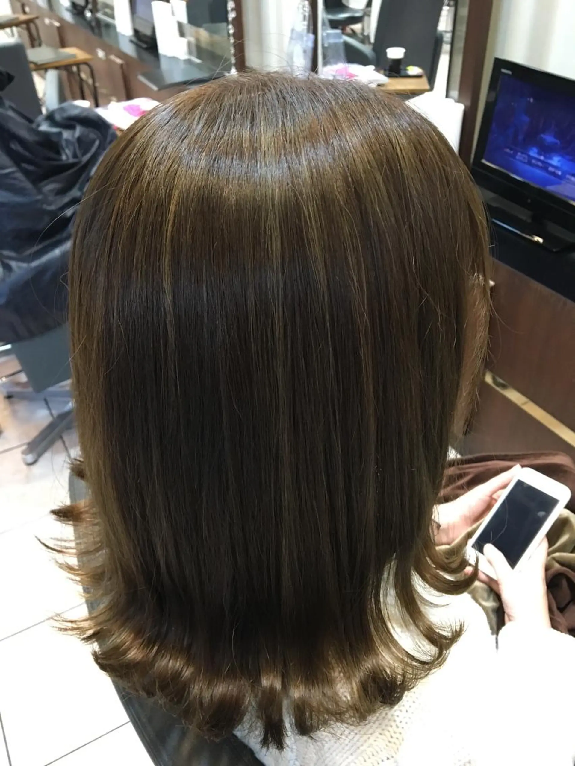 ミディアム カラー MODEK's阿倍野 伊藤サダキのヘアスタイル
