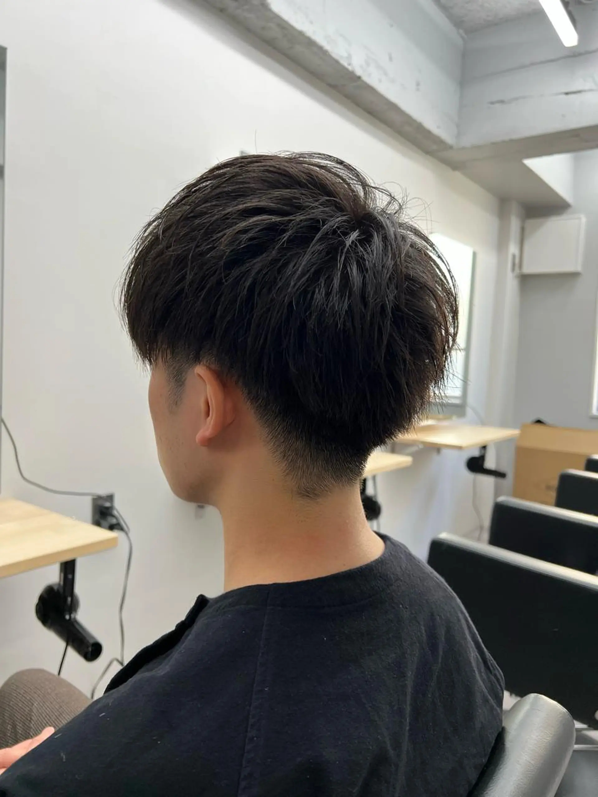ショート メンズ マッシュ 刈り上げ 【曲がる縮毛矯正】 モデル募集🙋カツヤのヘアスタイル