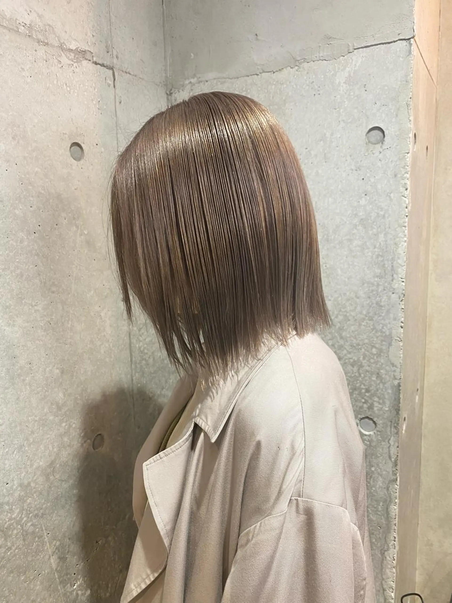 ミディアム カラー バレイヤージュ ベージュカラー ブリーチ ケアブリーチ 透明感カラー カット トリートメント opus 店長大和 レイヤー/赤み消しのヘアスタイル