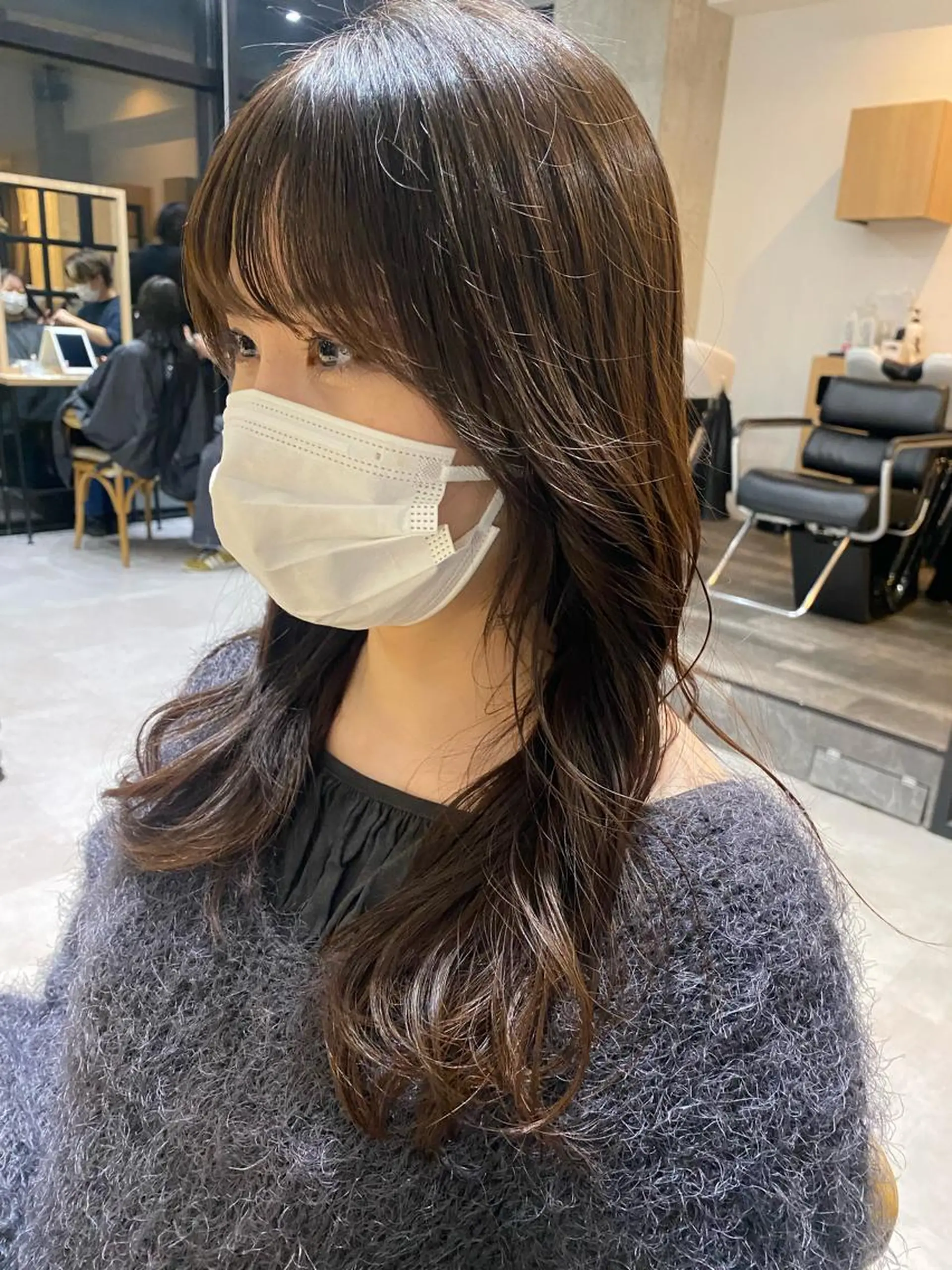 ミディアム カラー カット ヘアカラー トリートメント Dxxxx III所属・オシャレ女性目線の 大人メンズ❁⃘*.ﾟのヘアスタイル