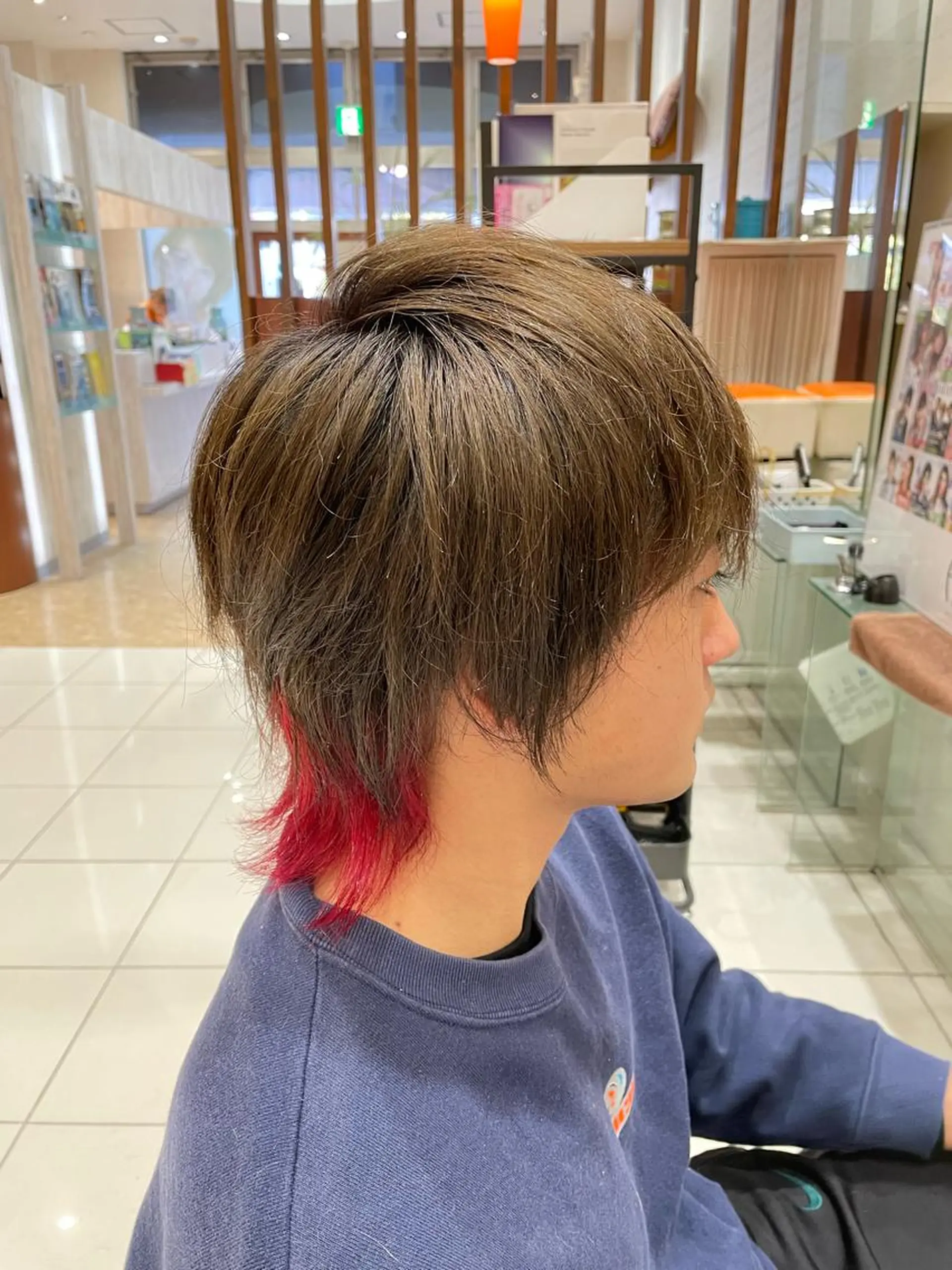 カラー メンズ ヘアカラー トリートメント 金井 郁弥のヘアスタイル