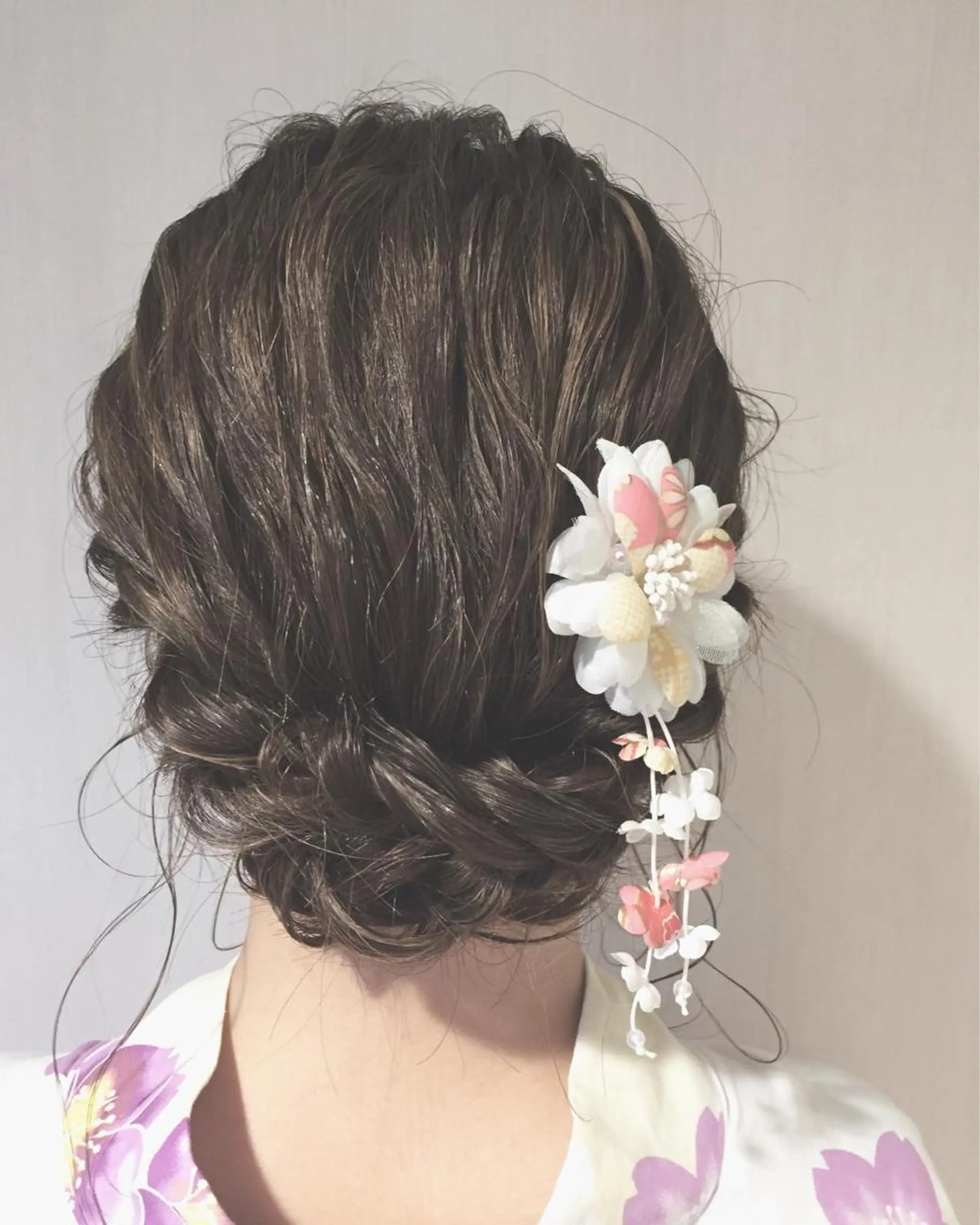 セミロング 卒業式のヘアスタイル 湯田実津希🤎 ﾐﾙｸﾃｨ専門のヘアスタイル