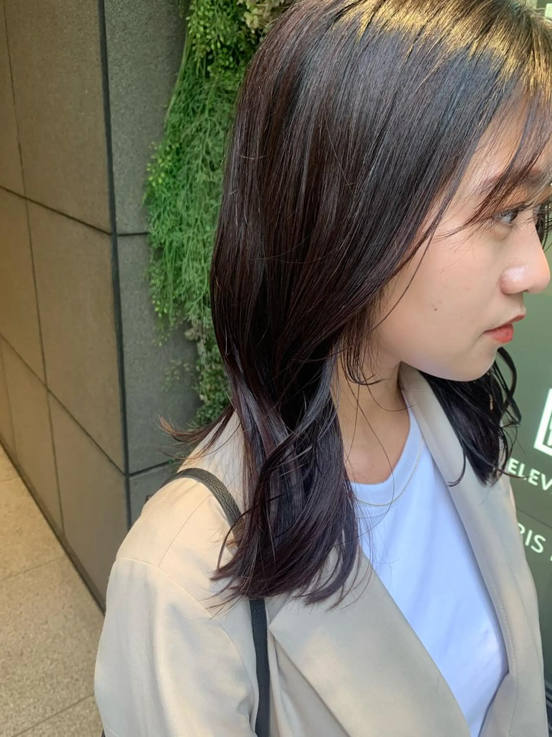 セミロング カラー SALOWIN    銀座RAY 2所属・yamashika honokaのヘアスタイル