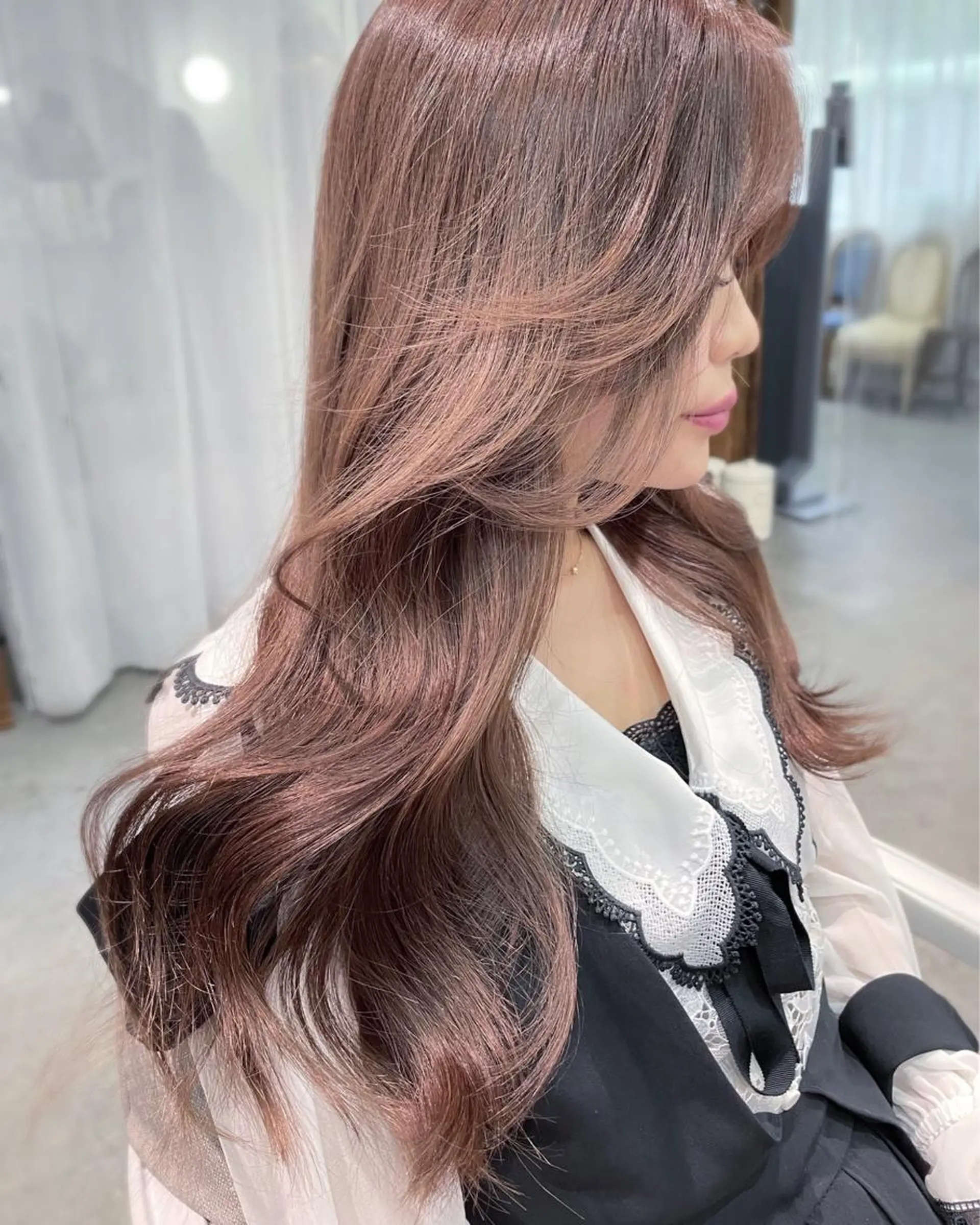 ロング 韓国風ヘア レイヤーカット カット ヘアカラー トリートメント 韓国/レイヤー NOISM天王寺のヘアスタイル