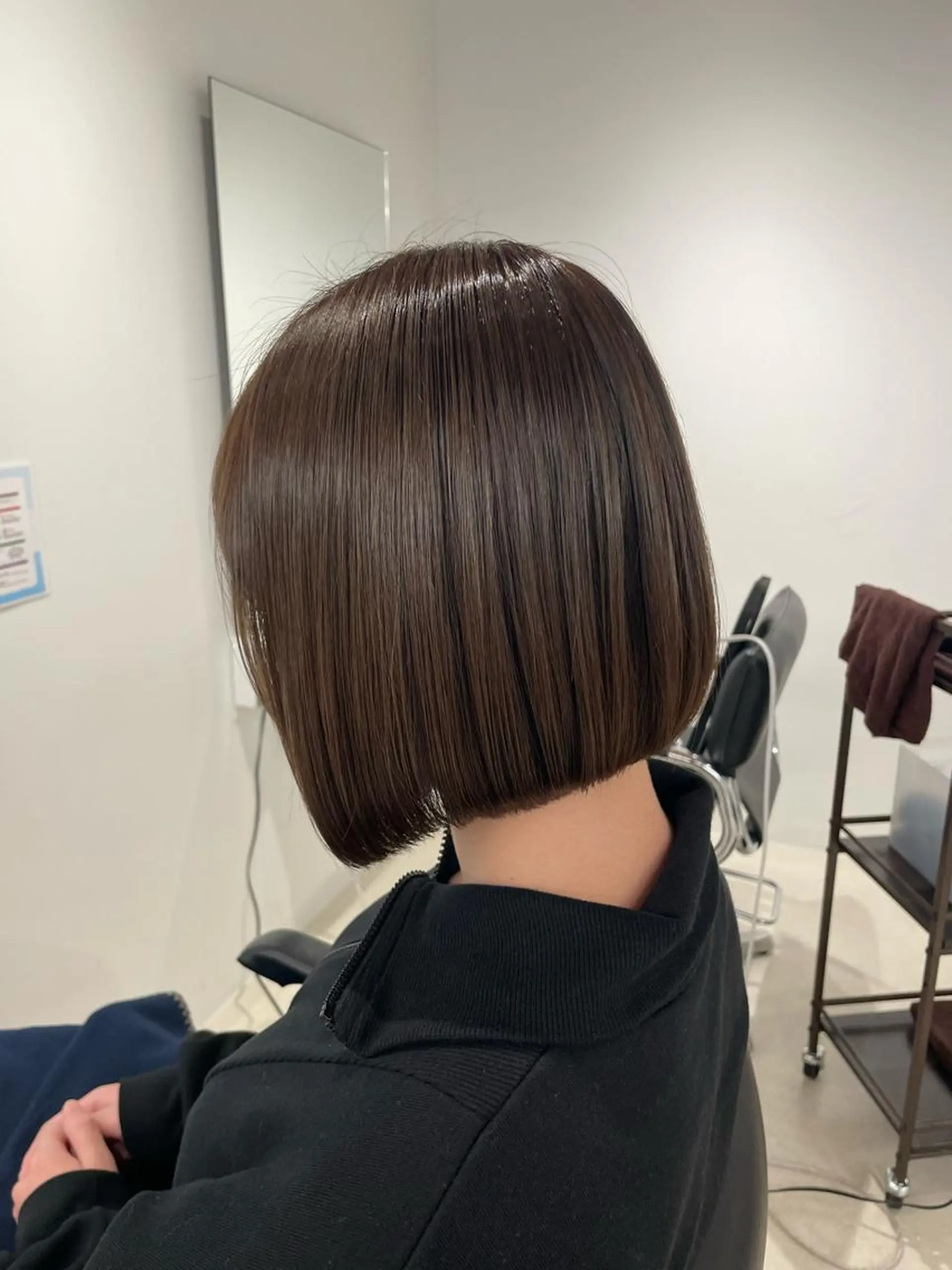 ミディアム カラー ヘアアレンジ ヘアカラー トリートメント リベルテ所属・♦️髪質改善韓国レイ ヤー♦️副店長のヘアスタイル