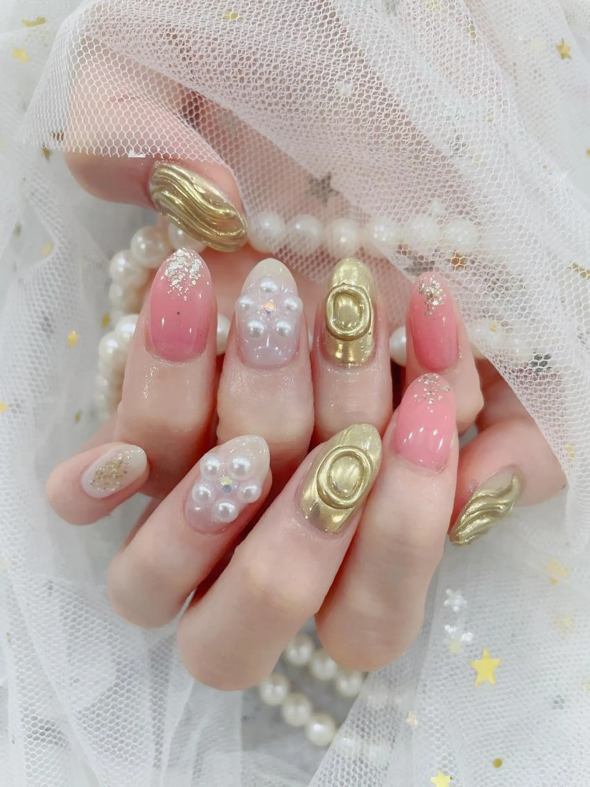 ミディアム ネイル cho nailのネイルデザイン