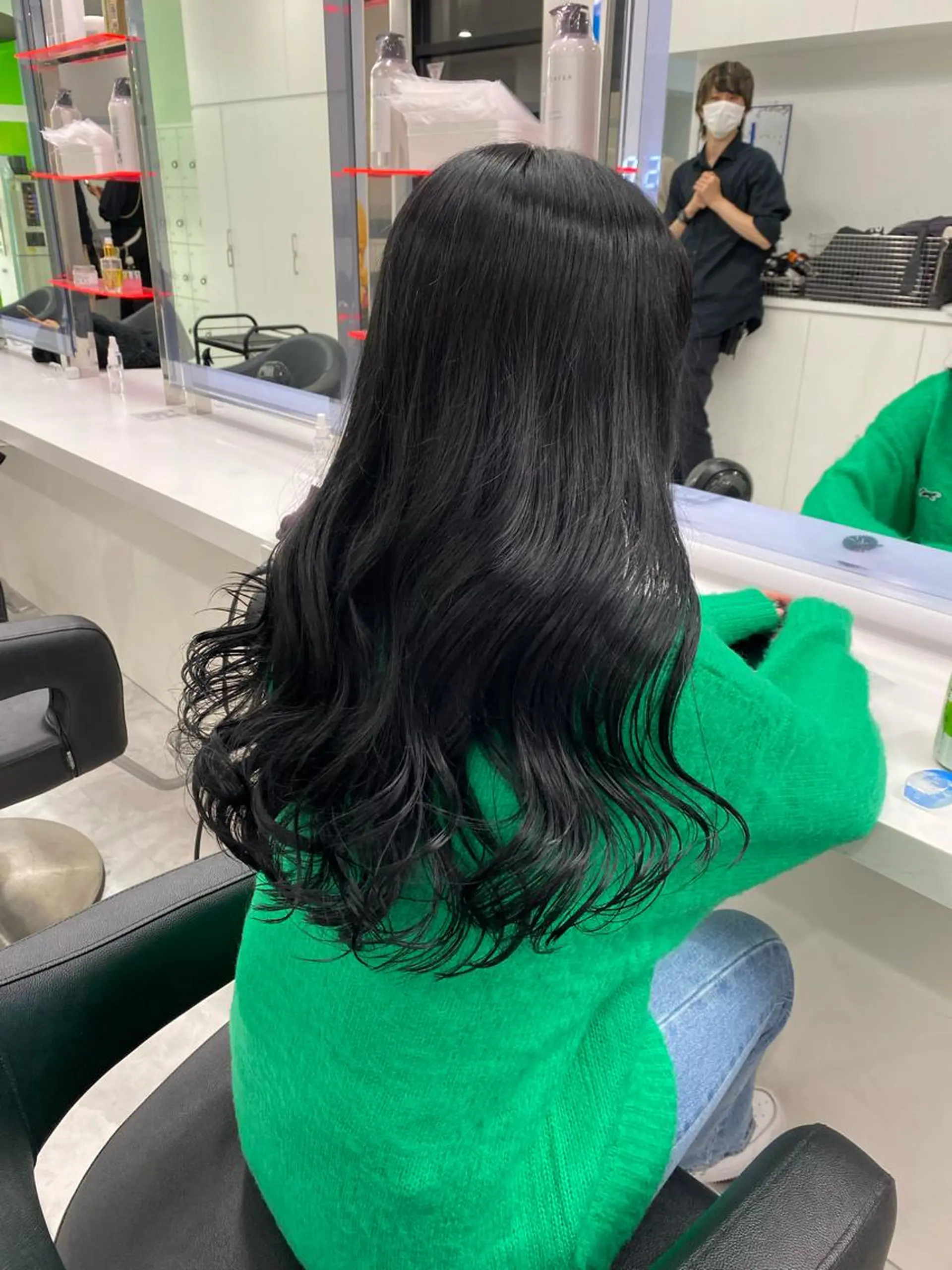 ロング カラー カット ヘアカラー トリートメント ヘアセット 💖透け感ベージュ KOTA💖のヘアスタイル