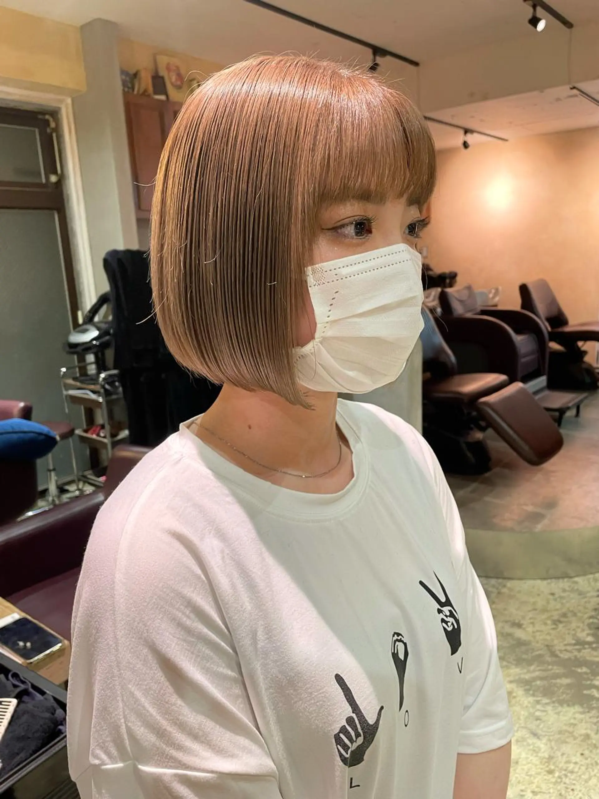 ショート カラー HACCH （ハッチ）所属・🪼ボブ/ハイトーン /髪質改善🪼のヘアスタイル