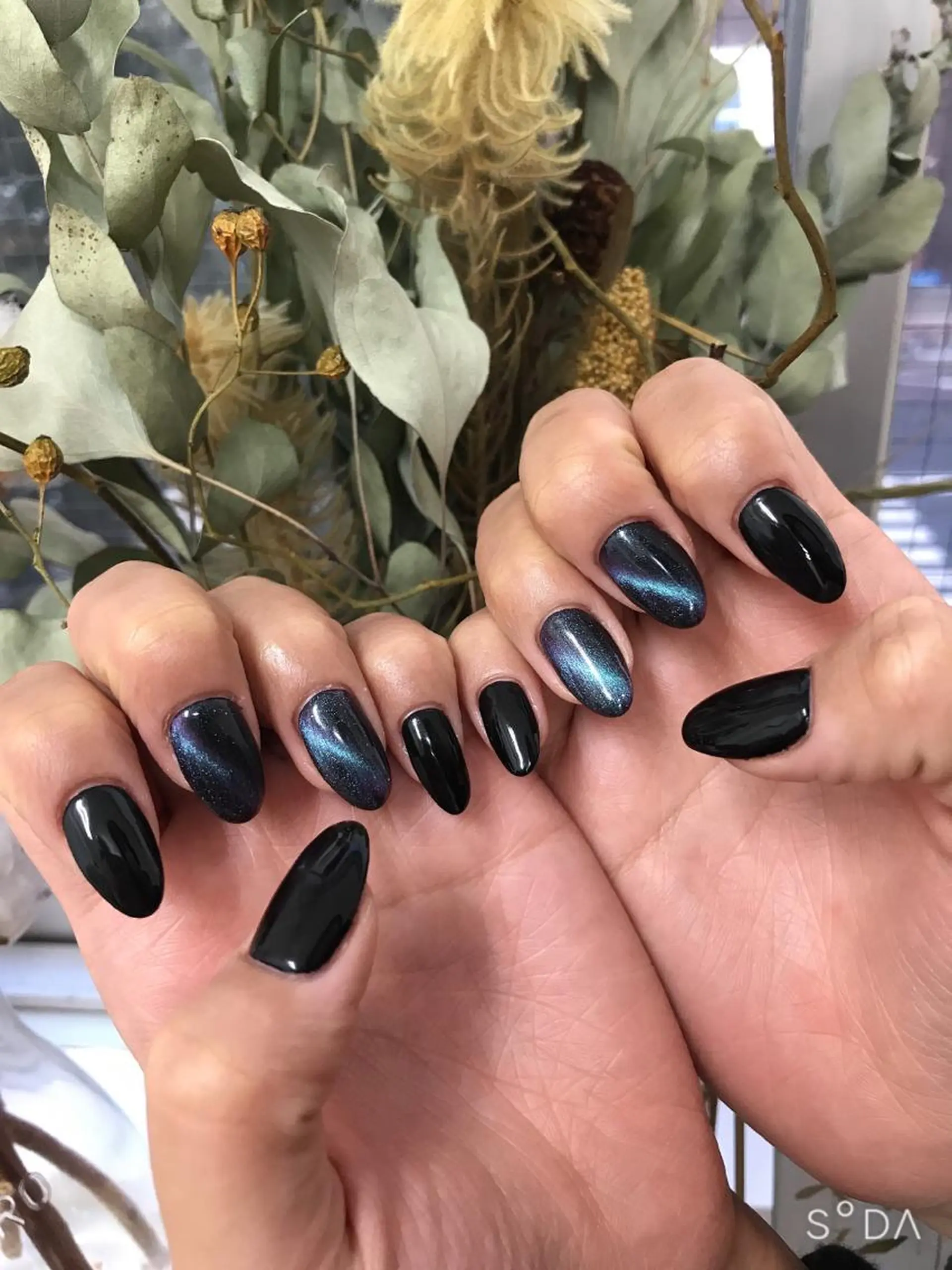 ネイル マグネットネイル ハンドネイル le lien nailのネイルデザイン