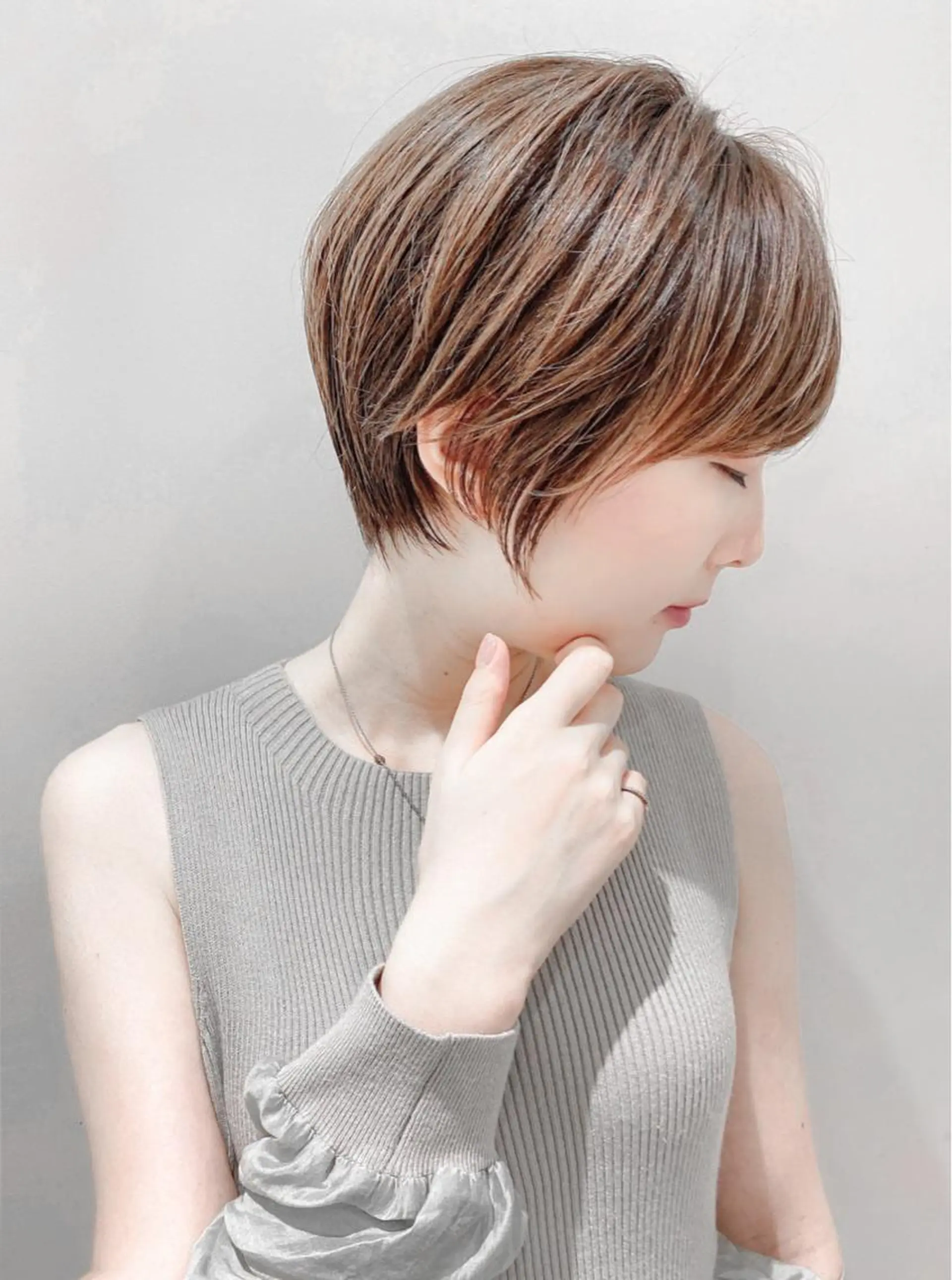 ショート カラー カット ヘアカラー HARUKI MINATO japan所属・🧡ショートの達人 🧡SHOのヘアスタイル