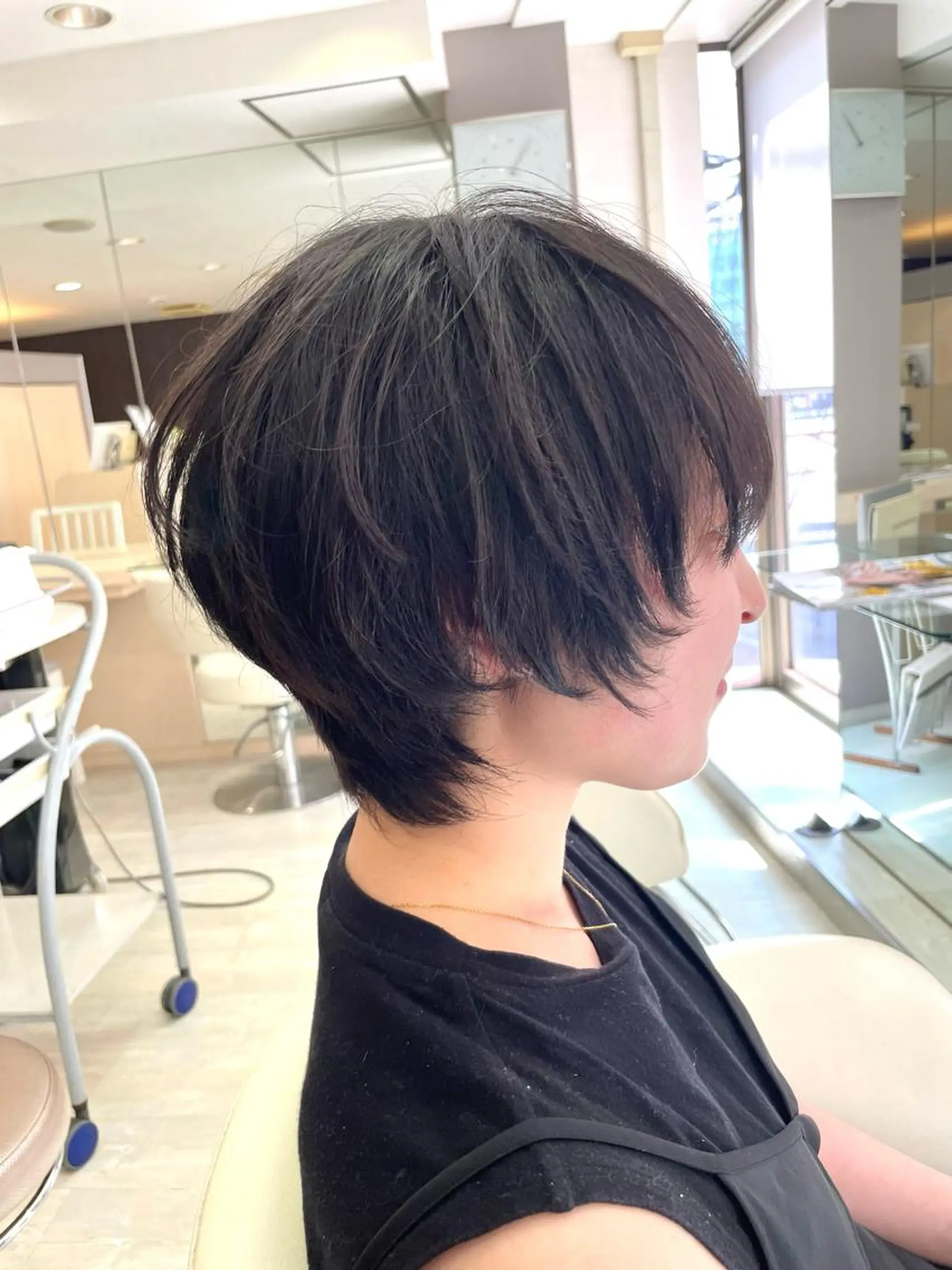 ショート カラー ウルフカット カット ヘアカラー パーマ トリートメント チーフデザイナー 西川凌史のヘアスタイル