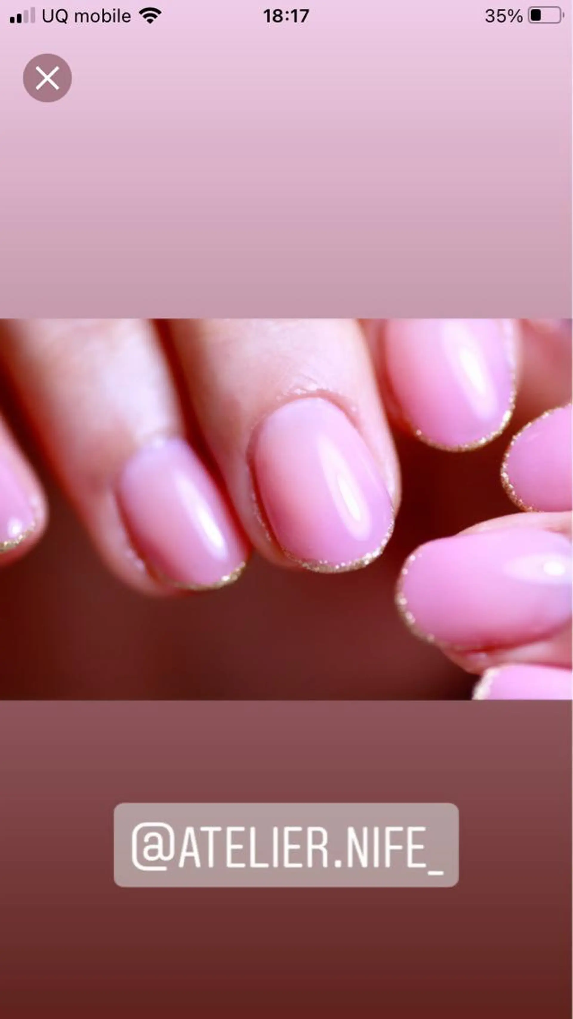 ネイル ラメ(グリッター) atelier nife.のネイルデザイン