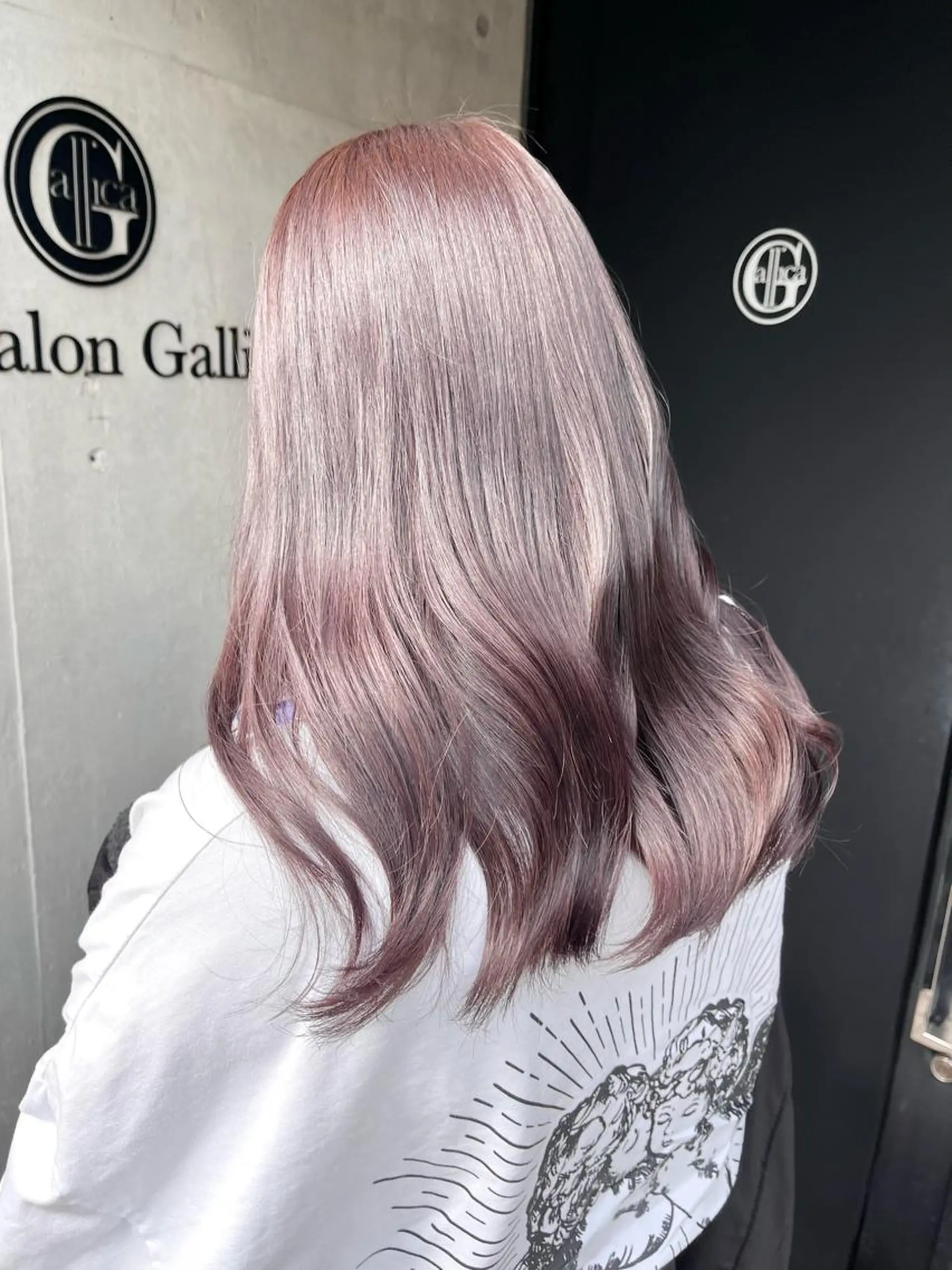 ロング カラー ラベンダーカラー ラベンダーピンク ピンクカラー ヘアカラー トリートメント ヘッドスパ ヘアセット 🎀艶モテカラー🎀 彩季のヘアスタイル