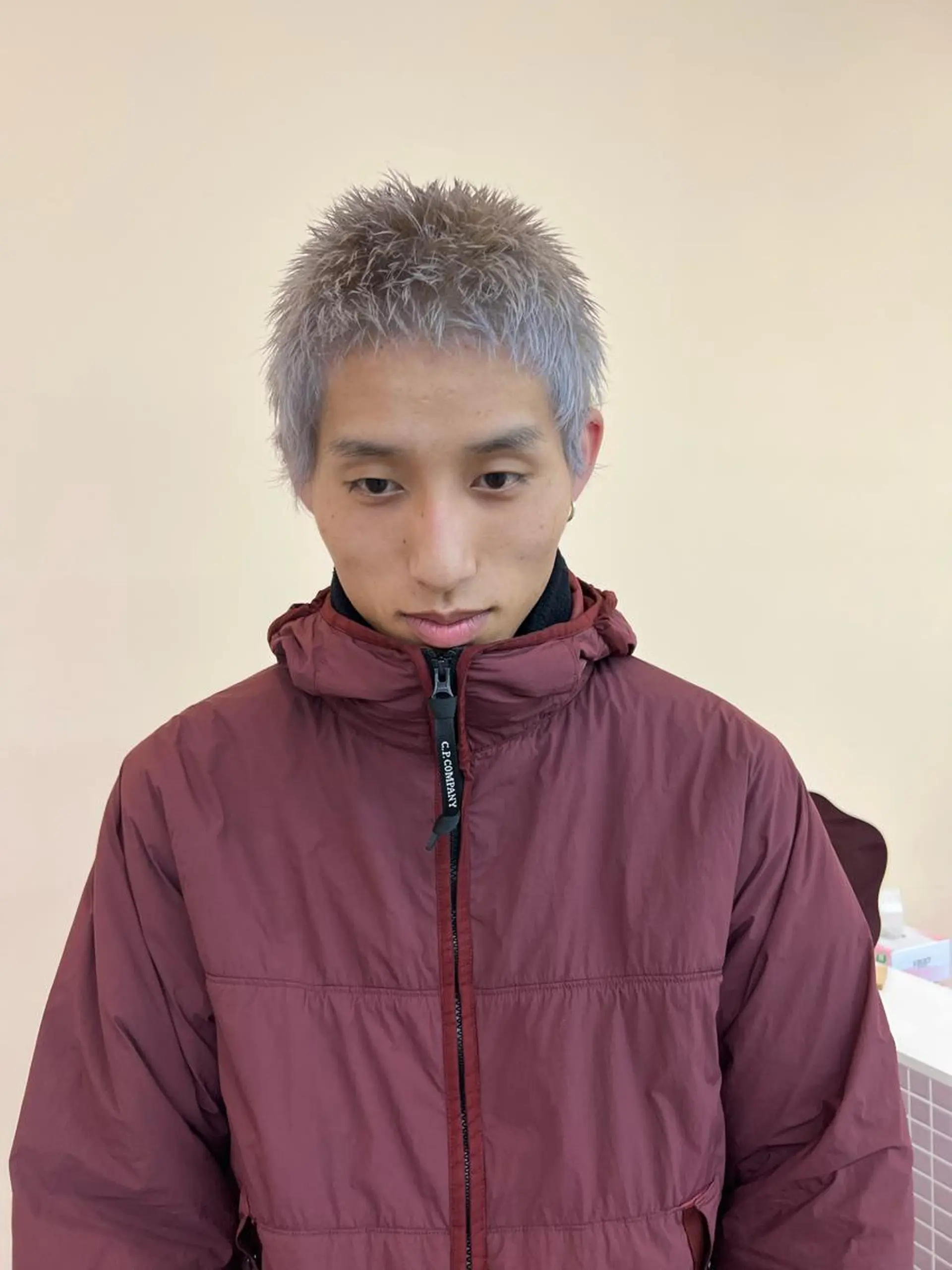 メンズ ヘアカラー トリートメント 透明感カラー/カット 髪質改善/森栄範のヘアスタイル