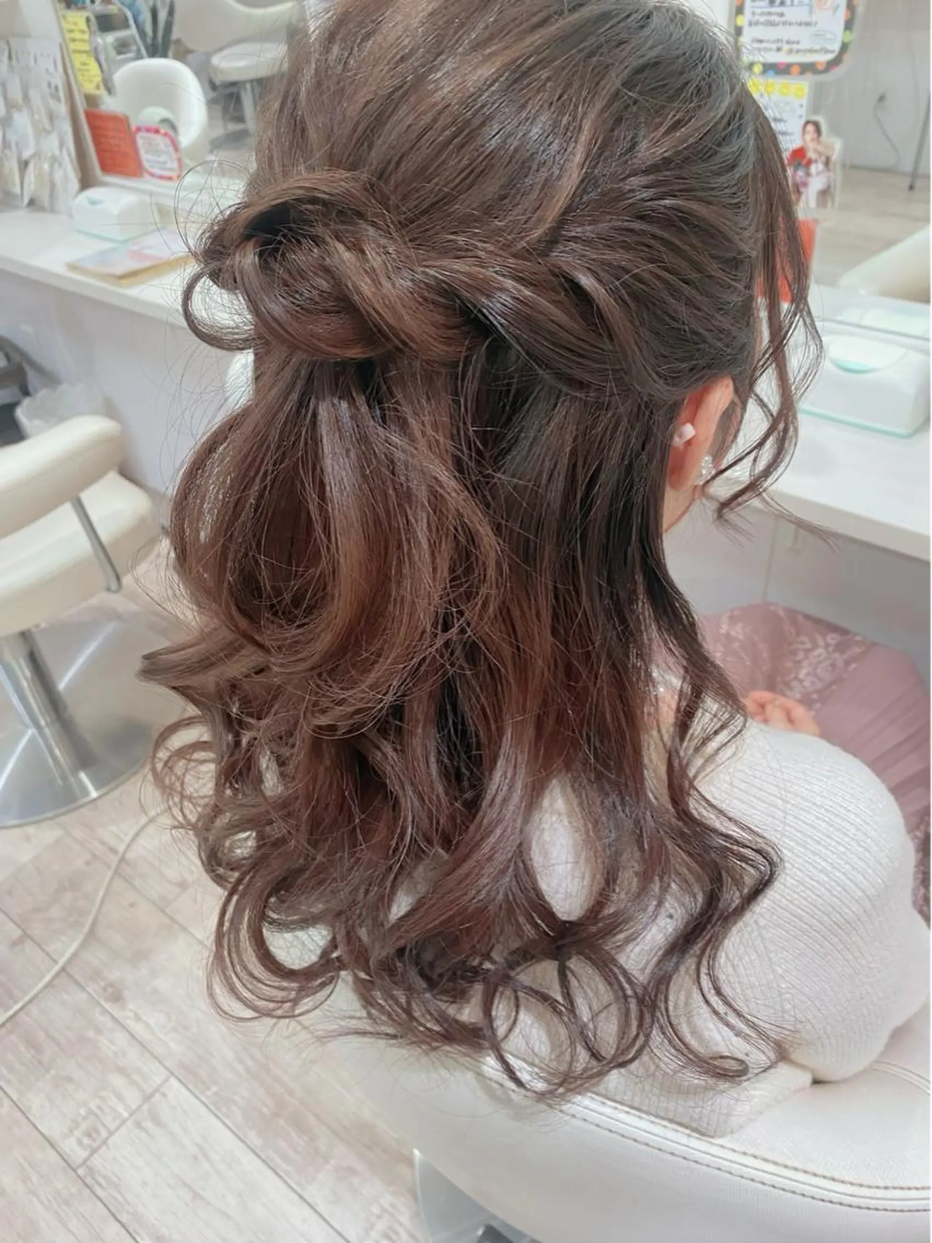 ロング ヘアアレンジ セットサロン      ラフテル所属・大阪/ヘアアレンジ /似合わせset💐のヘアスタイル