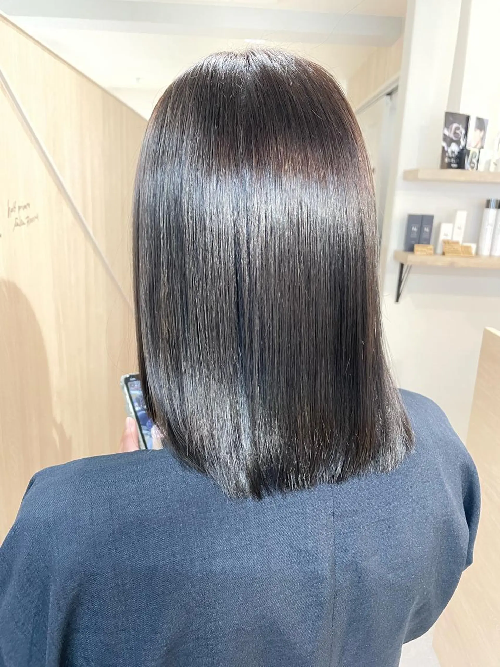 ミディアム カラー パーマ カット 縮毛矯正 トリートメント 西 めぐみのヘアスタイル