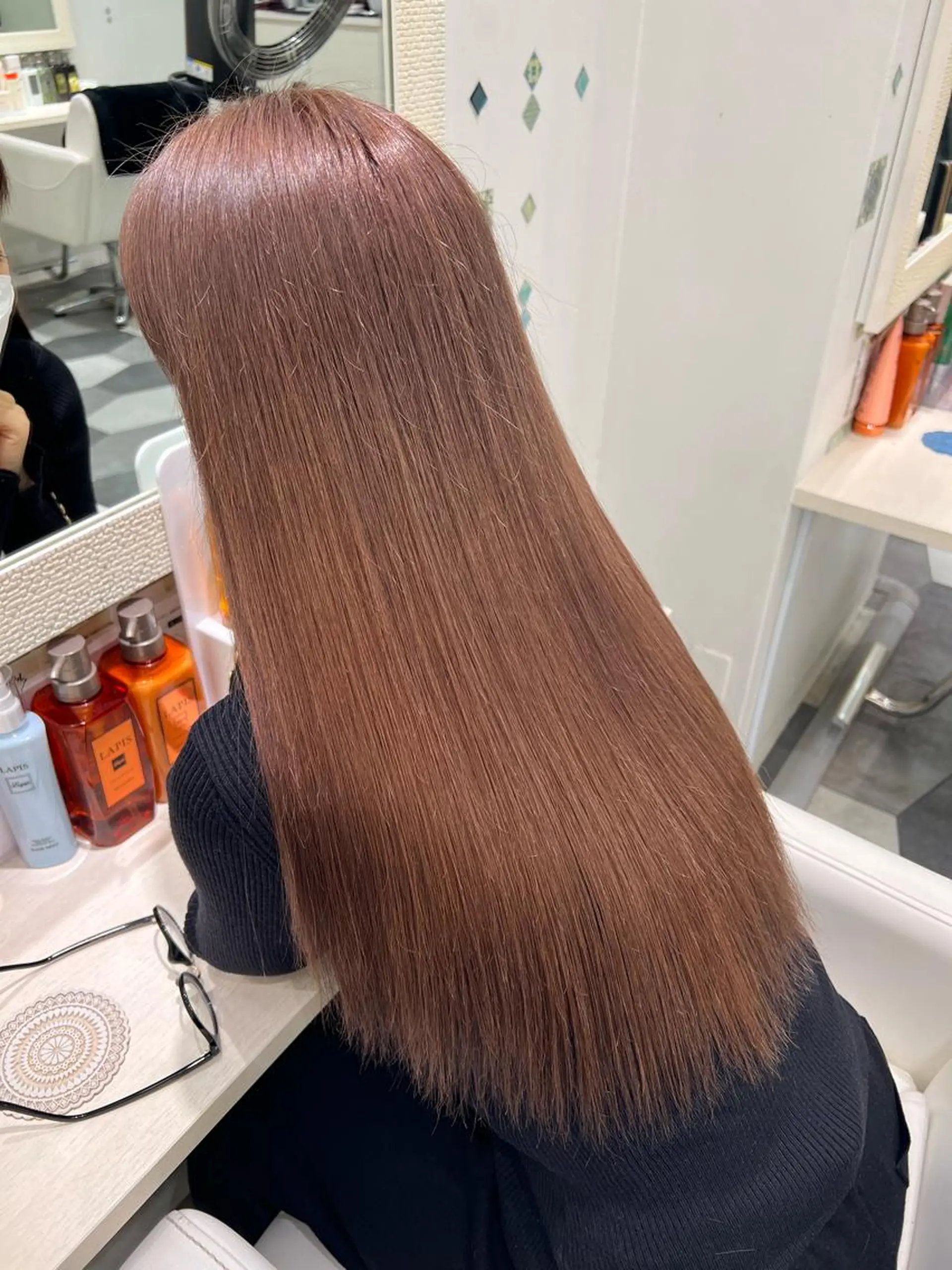ロング カラー ブラウンカラー ココアブラウン Lapis 池袋店所属・MASHIRO 🩵Lapis池袋店のヘアスタイル