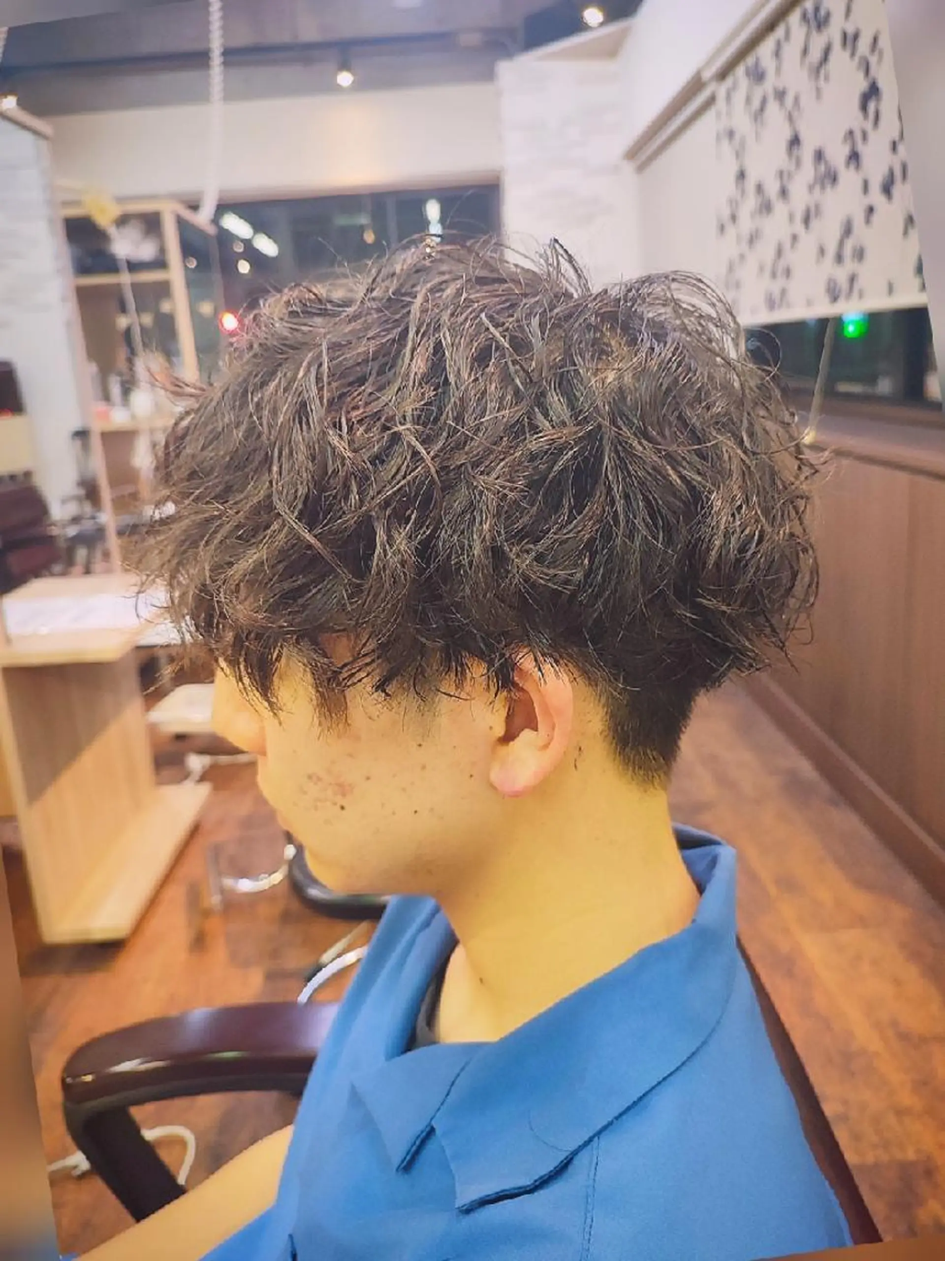 パーマ スパイラルパーマ カット パーマ ANRI所属・安里 大のヘアスタイル