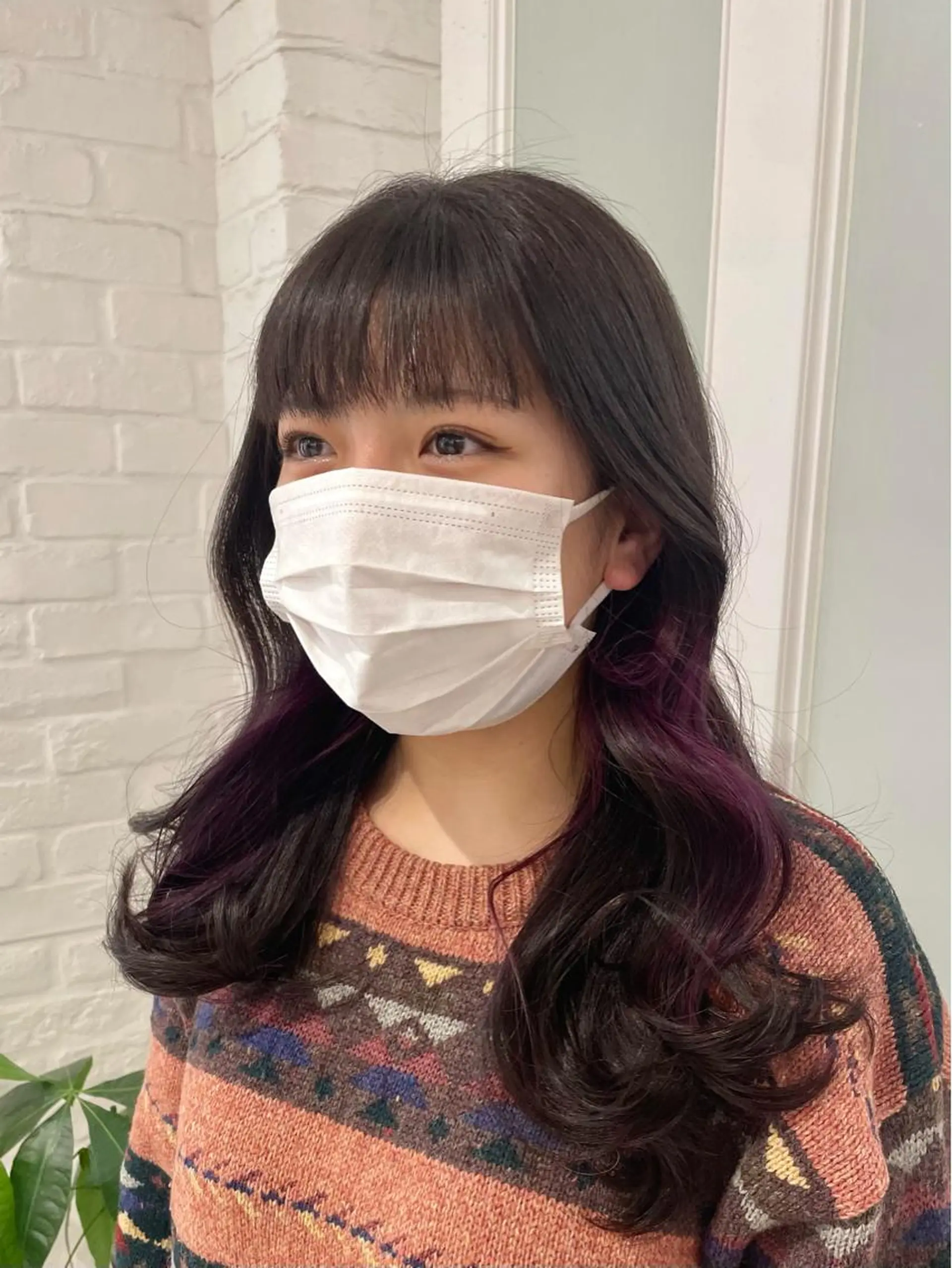 ロング nuu 栄所属・🧸SAKI🎀 韓国レイヤーのヘアスタイル