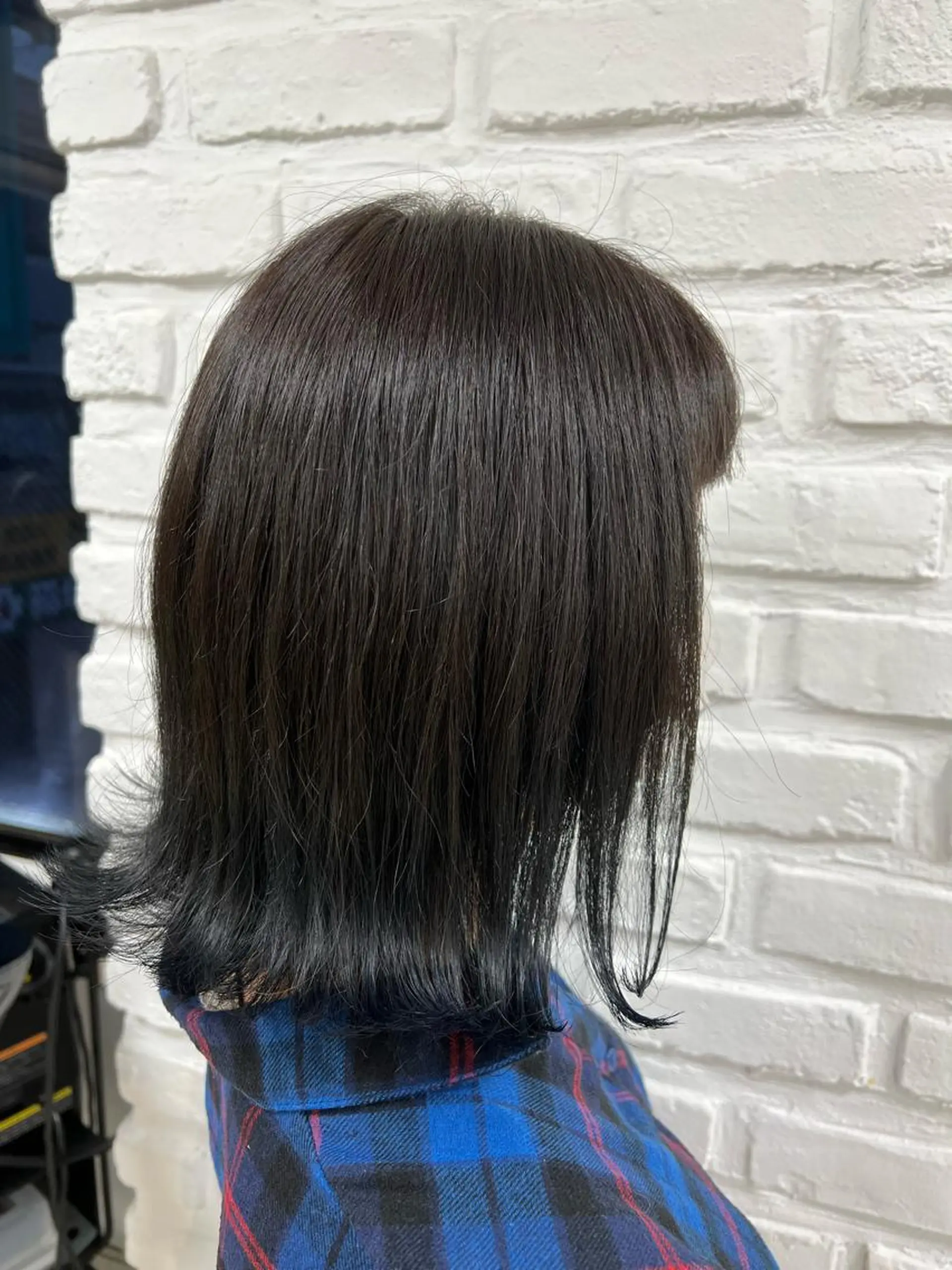 ミディアム カラー ブルーカラー ブルージュ グレージュ 【暖色カラー特化】 中山由梨のヘアスタイル